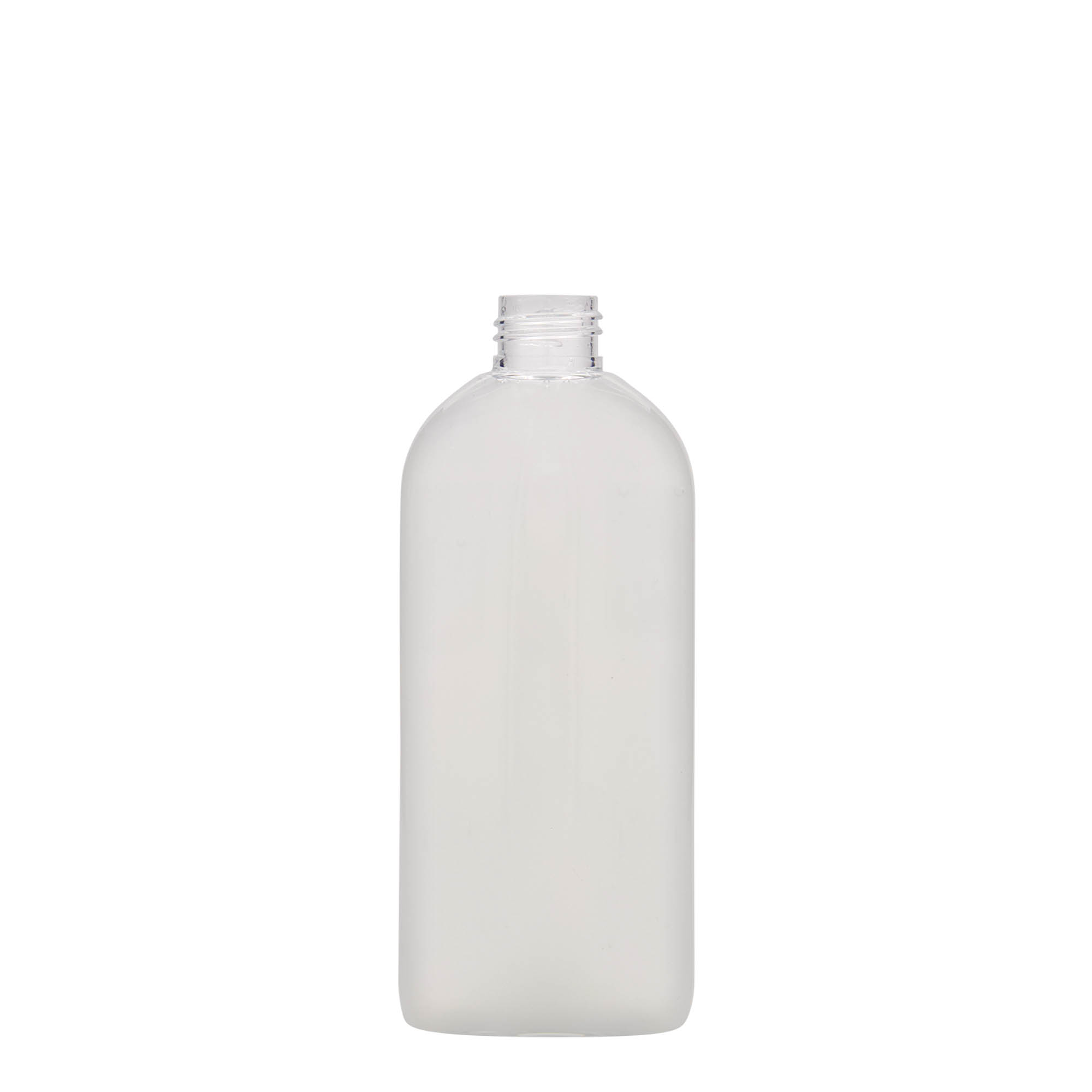 250 ml Garrafa PET 'Iris', oval, plástico, boca: 24/410