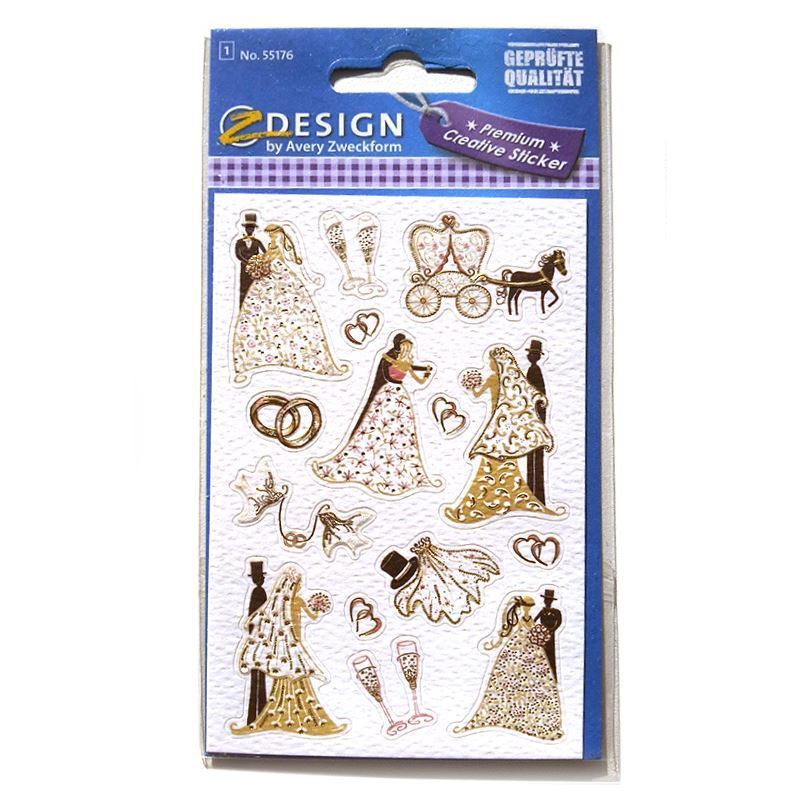 Autocolantes Zweckform 'Noivos', papel, multicolor