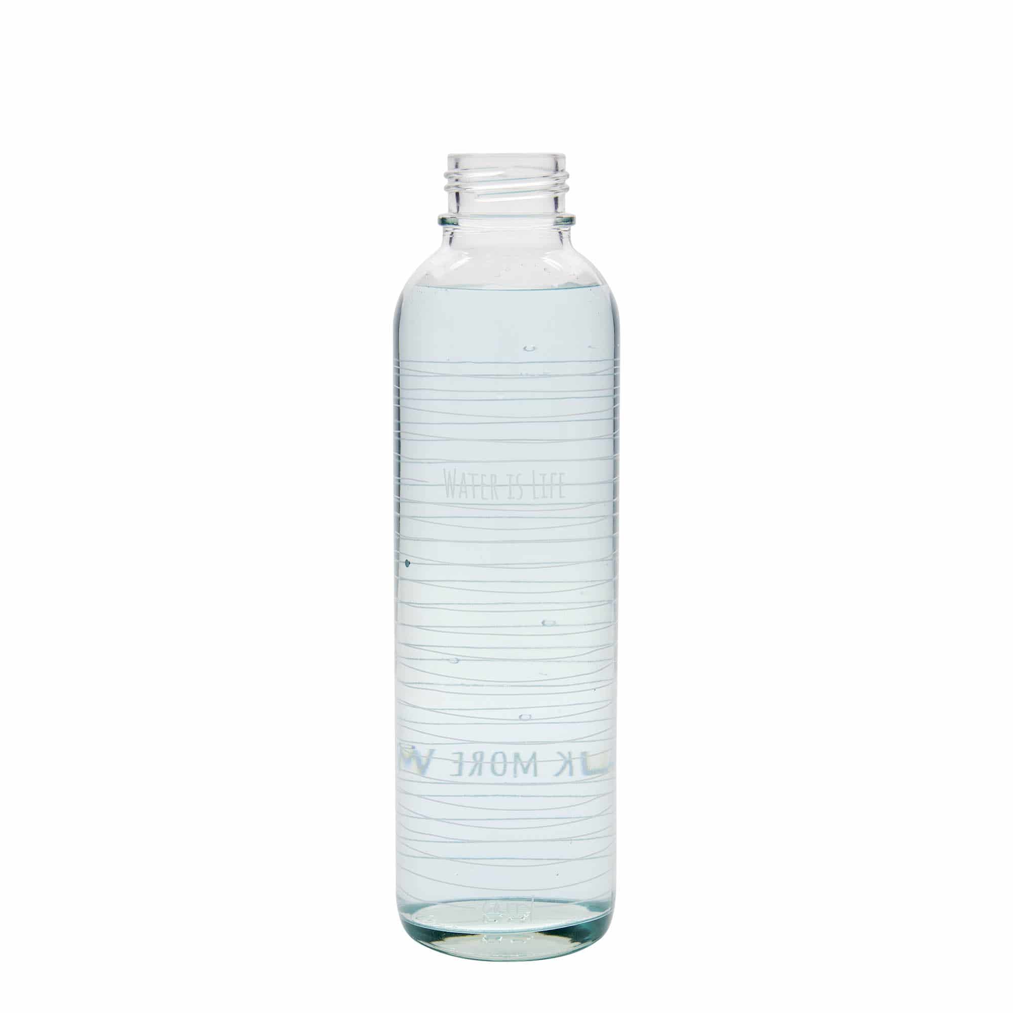 700 ml Garrafa de água CARRY Bottle, Motivo: Water is Life, boca: Tampa de rosca 700 ml Garrafa de água CARRY Bottle, Motivo: Water is Life, boca: Tampa de rosca