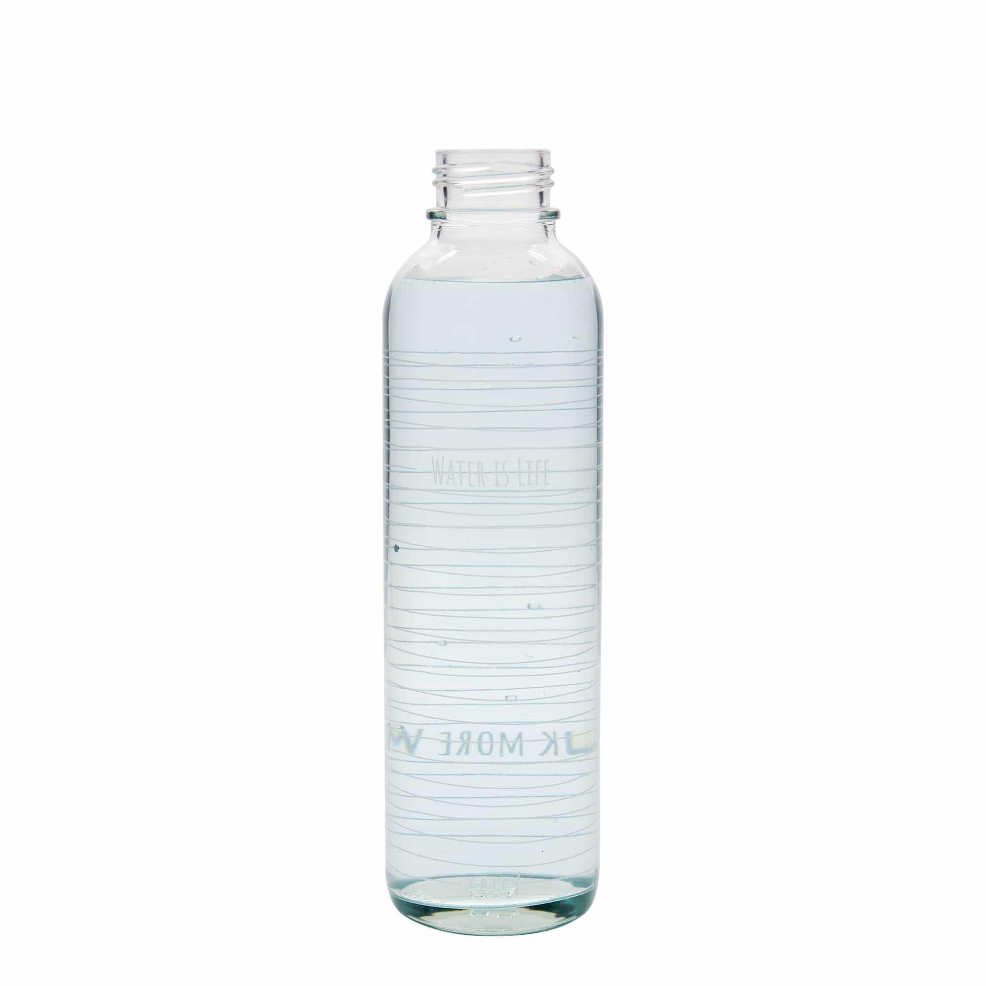 Garrafa de beber CARRY Bottle 'Water is Life' 700 ml, Boca: Tampa de rosca Garrafa de beber CARRY Bottle 'Water is Life' 700 ml, Boca: Tampa de rosca