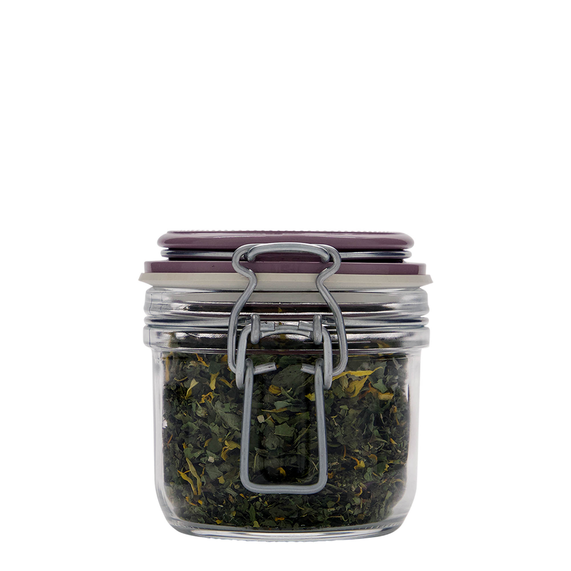 Frasco de vidro com fecho de alavanca de 200 ml 'Fido', violeta, abertura: fecho de alavanca Frasco de vidro com fecho de alavanca de 200 ml 'Fido', violeta, abertura: fecho de alavanca