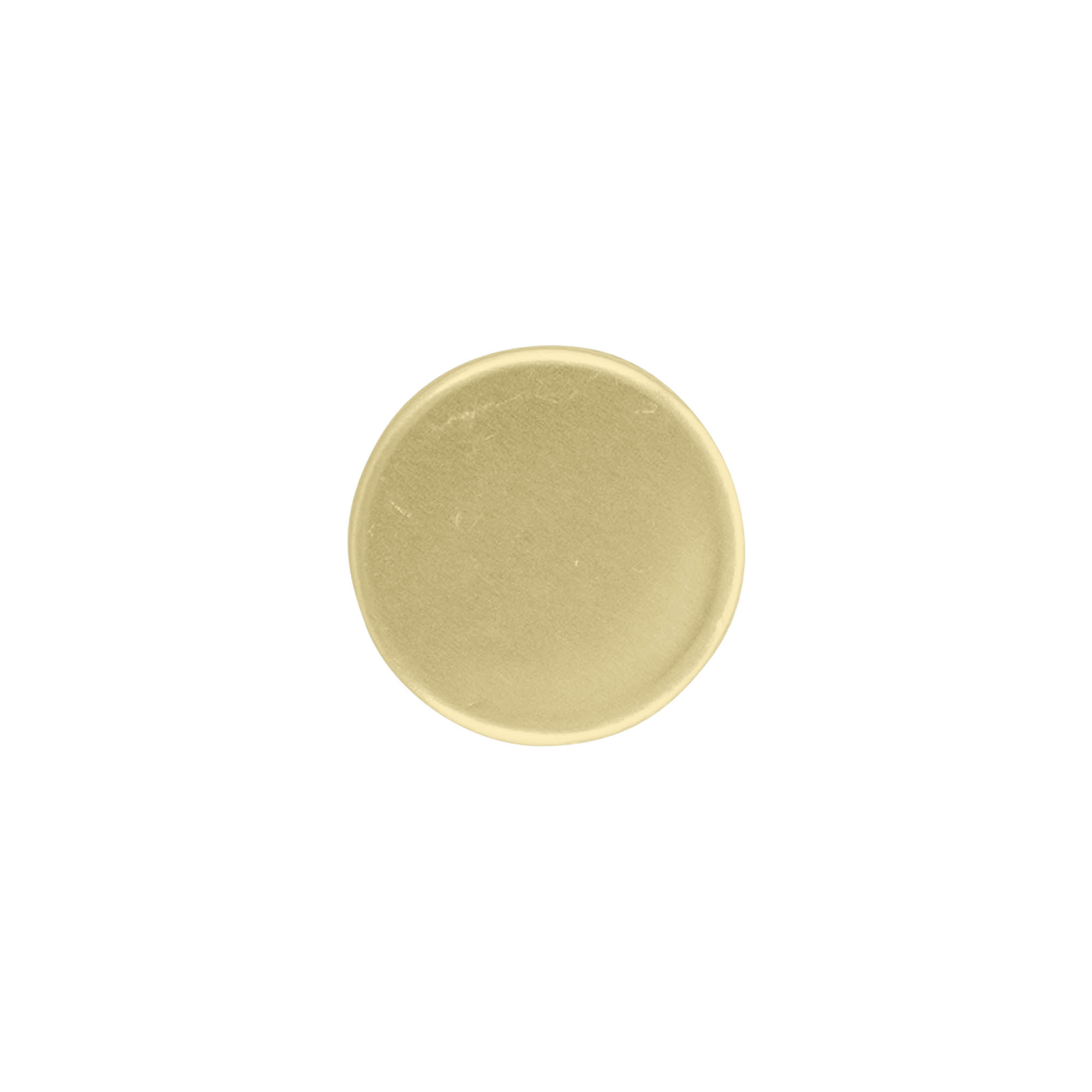 Tampa de rosca com bico de saída, metal-plástico, dourado, para bocal: PP 31,5