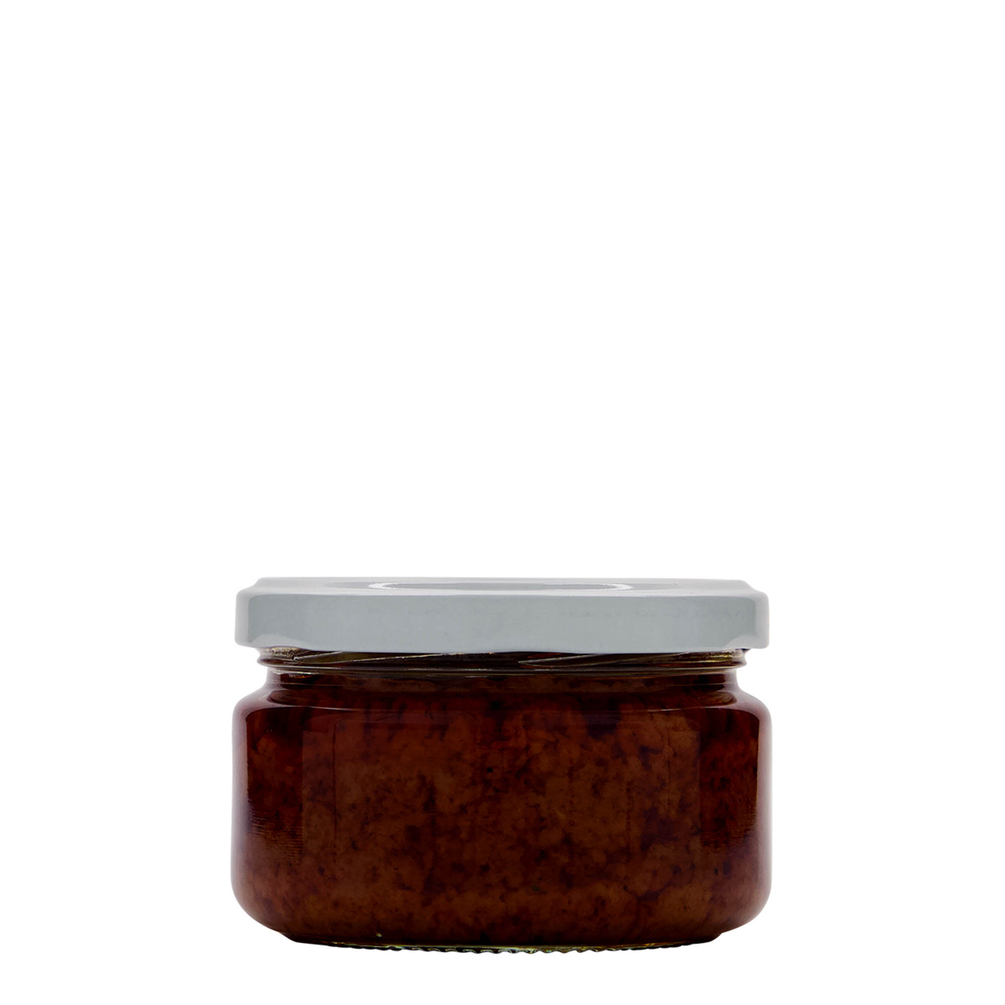 230 ml frasco redondo plano, boca: Twist-Off (TO 82)