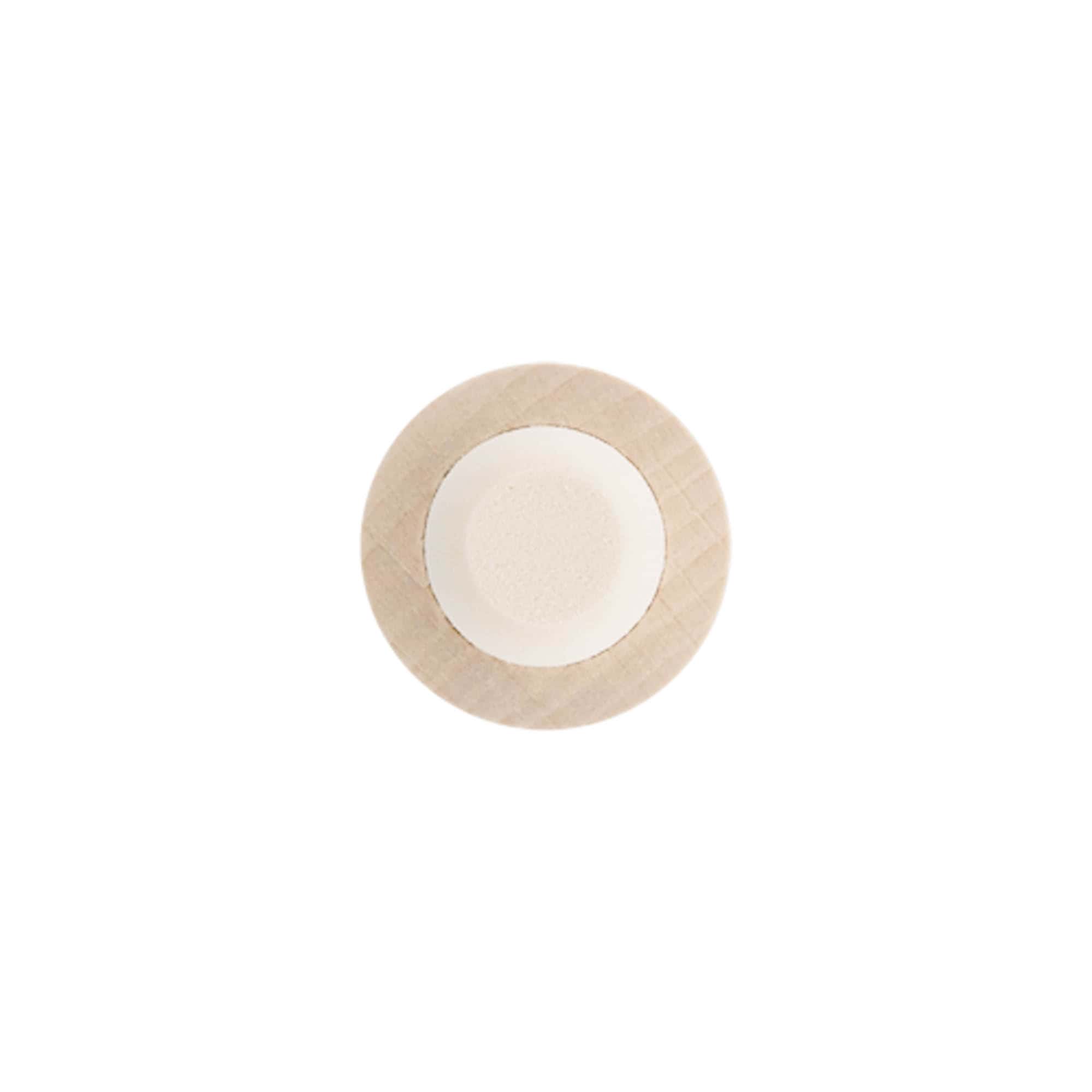 Rolha de aperto 18 mm, madeira/plástico, para boca: cortiça Rolha de aperto 18 mm, madeira/plástico, para boca: cortiça