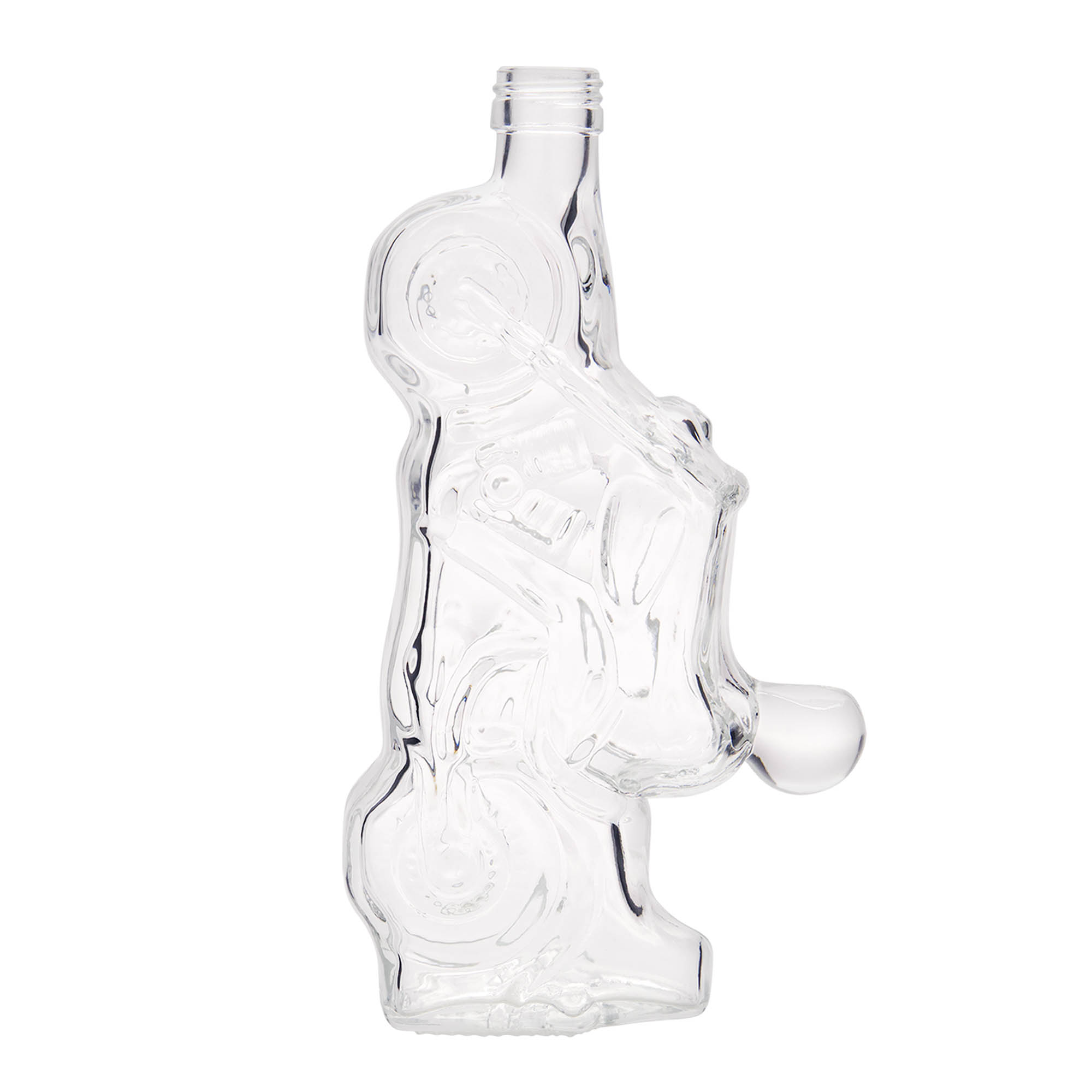Garrafa de vidro de 350 ml 'Motociclo', Boca: PP 28 Garrafa de vidro de 350 ml 'Motociclo', Boca: PP 28