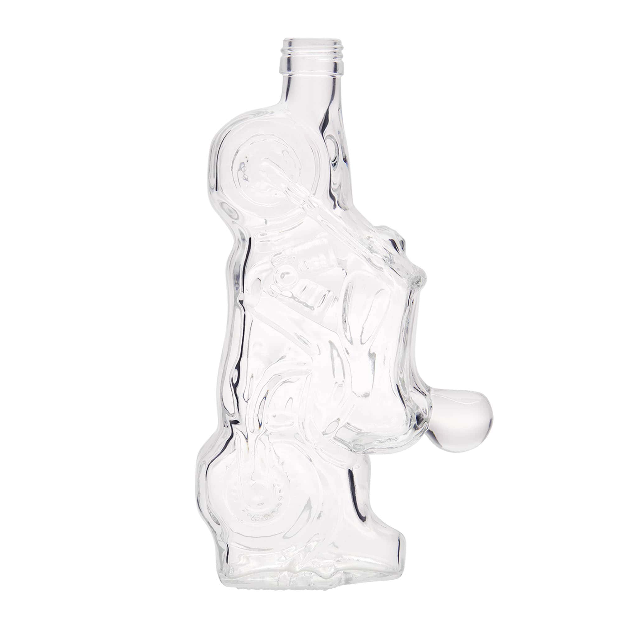 Garrafa de vidro de 350 ml 'Motociclo', Boca: PP 28 Garrafa de vidro de 350 ml 'Motociclo', Boca: PP 28