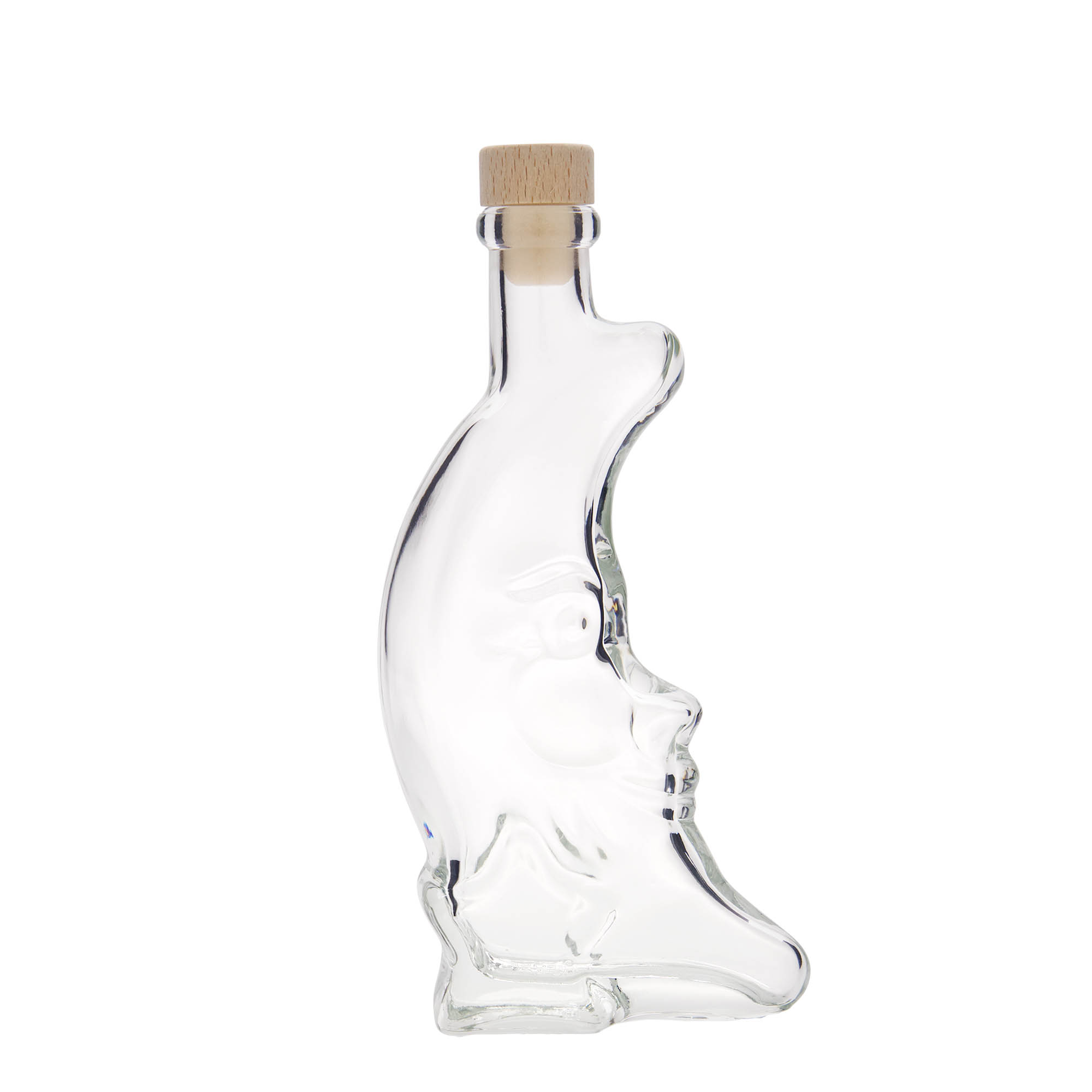 Garrafa de vidro de 200 ml 'Mond', abertura: cortiça