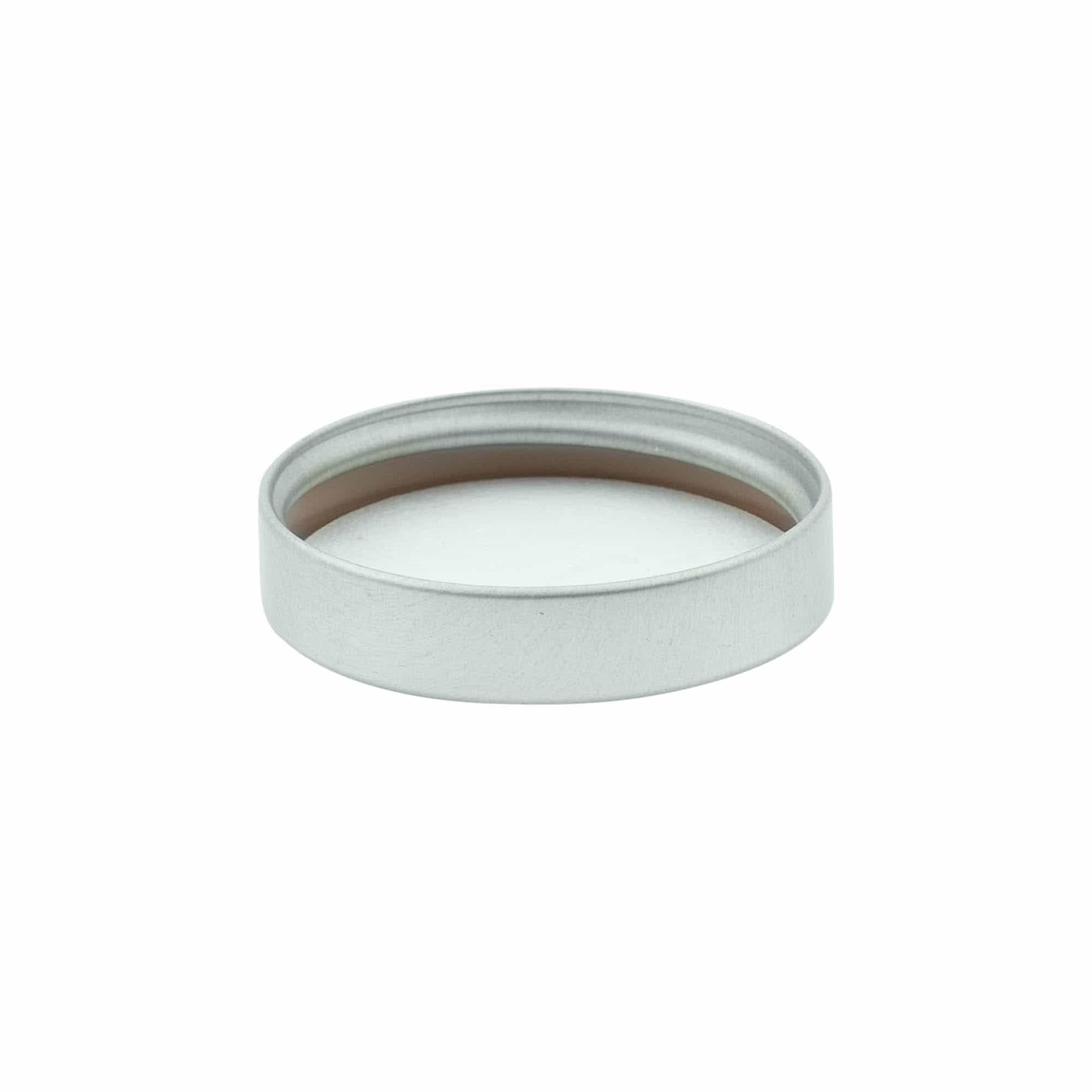 Tampa de rosca, metal, prata, para bocal: 45/400