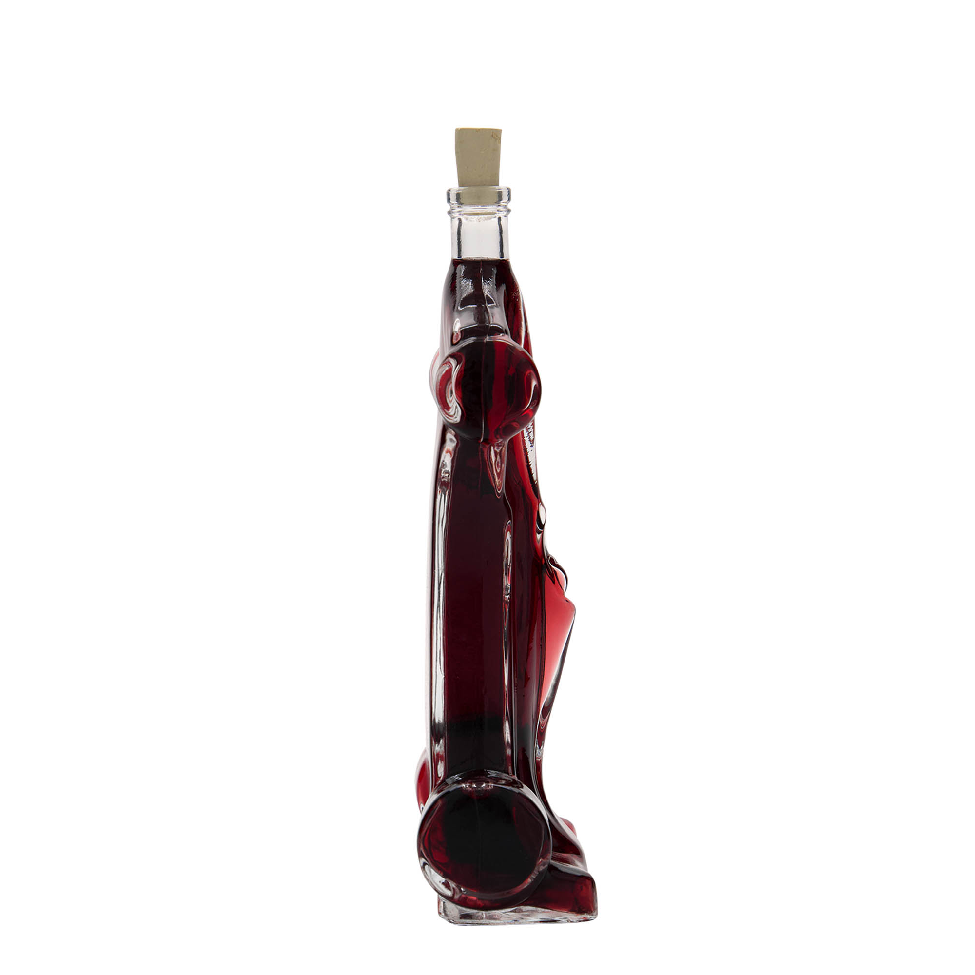 Frasco de vidro de 200 ml 'Carro de Corrida', boca: cortiça Frasco de vidro de 200 ml 'Carro de Corrida', boca: cortiça