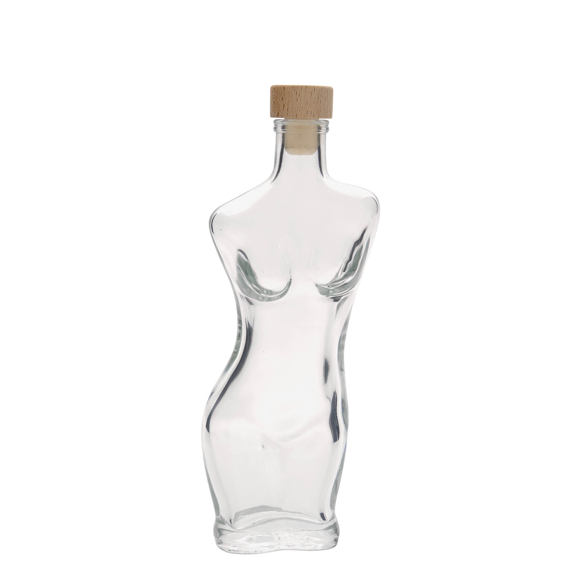 Frasco de vidro de 200 ml 'Eva', boca: cortiça Frasco de vidro de 200 ml 'Eva', boca: cortiça