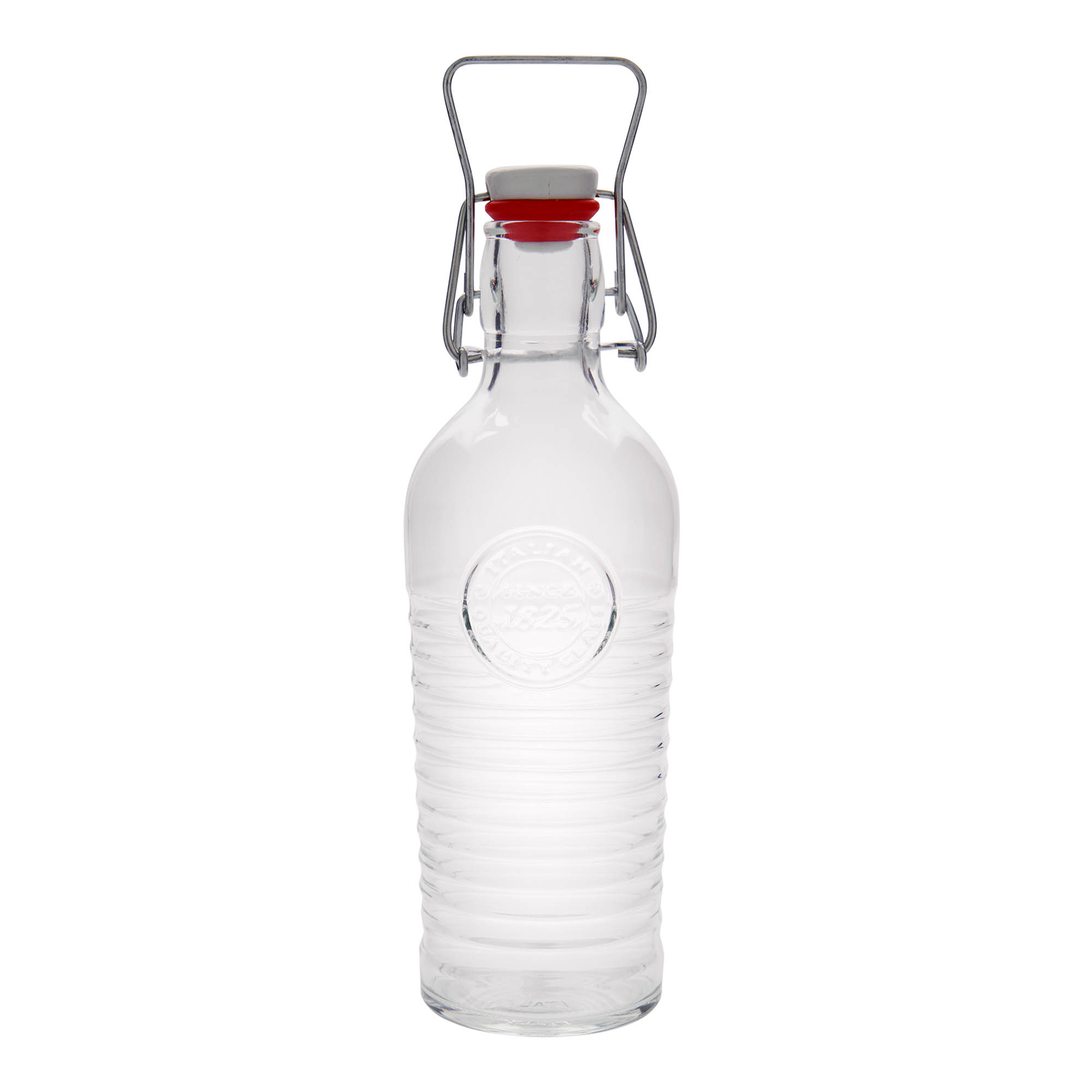 Garrafa de vidro de 750 ml 'Officina 1825', boca: fecho de alavanca Garrafa de vidro de 750 ml 'Officina 1825', boca: fecho de alavanca