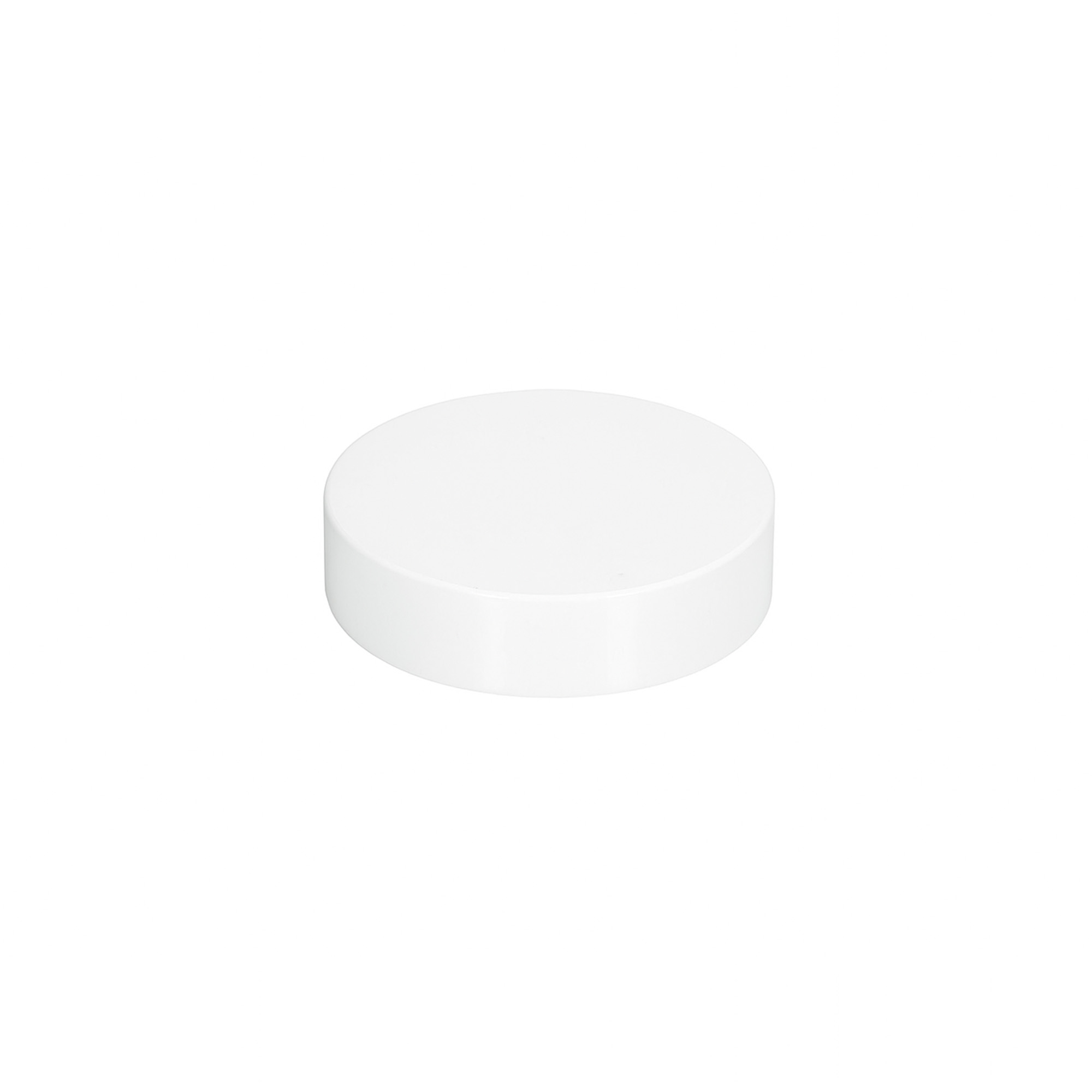 Tampa de rosca para 60 ml 'Brown Line', plástico HPM, branco