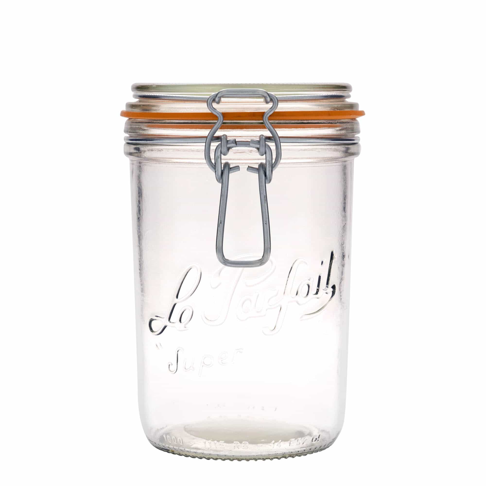 1000 ml Frasco hermético 'Le Parfait Super Terrine', boca: Fecho hermético 1000 ml Frasco hermético 'Le Parfait Super Terrine', boca: Fecho hermético