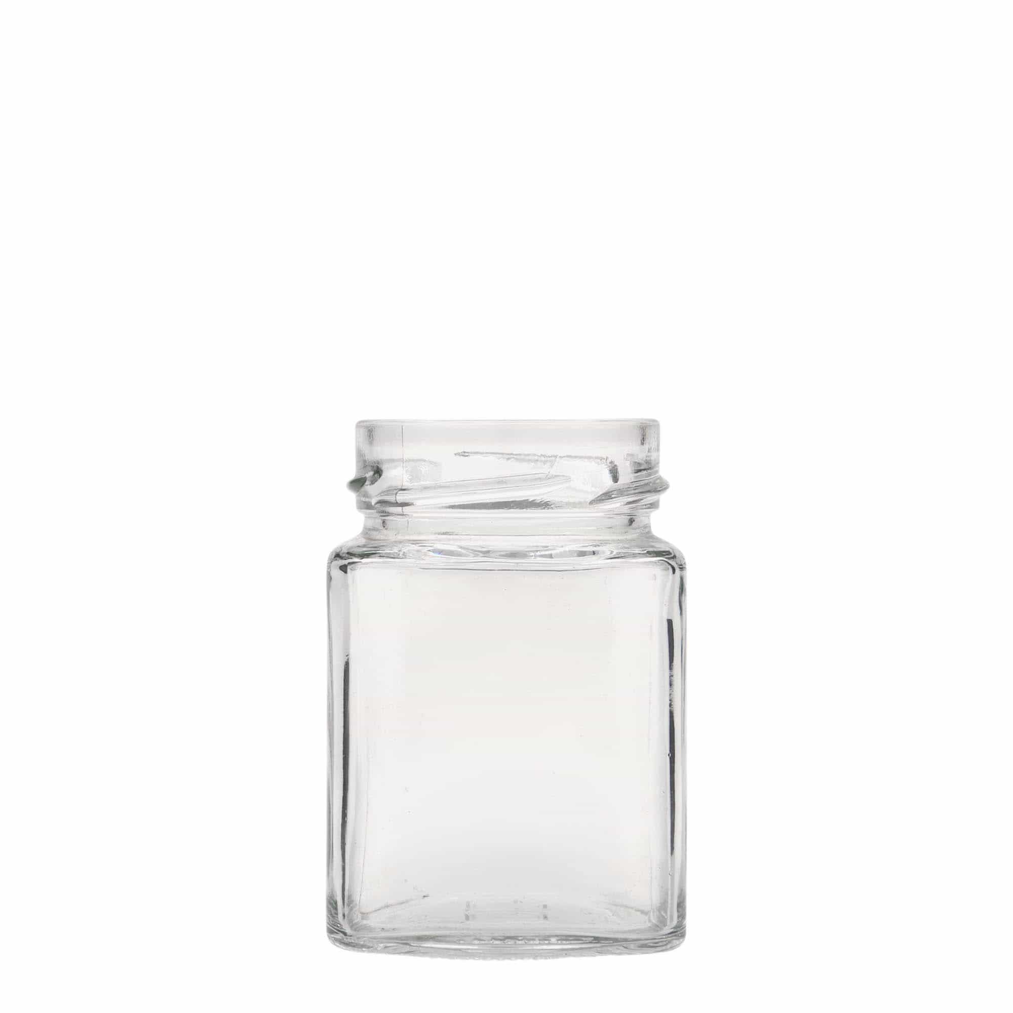 212 ml Frasco quadrado 'Funny', boca: Deep-Twist-Off (DTO 58) 212 ml Frasco quadrado 'Funny', boca: Deep-Twist-Off (DTO 58)