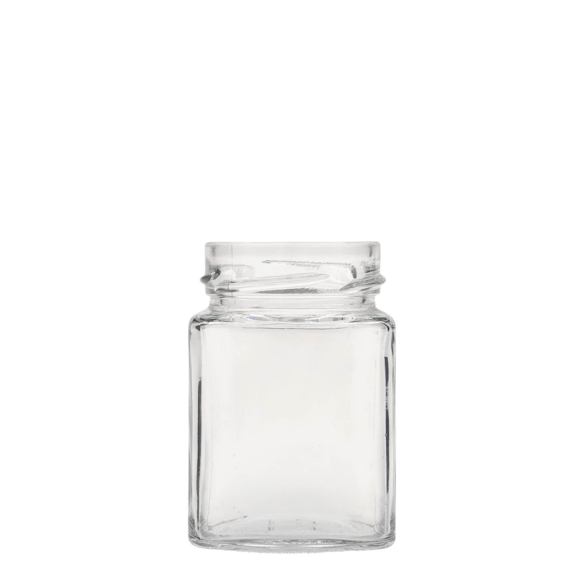 212 ml Frasco quadrado 'Funny', Boca: Deep-Twist-Off (DTO 58)
