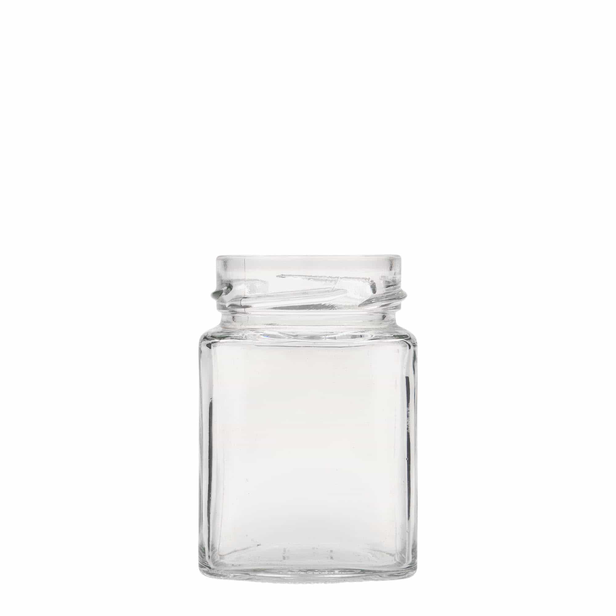 212 ml Frasco quadrado 'Funny', Boca: Deep-Twist-Off (DTO 58)