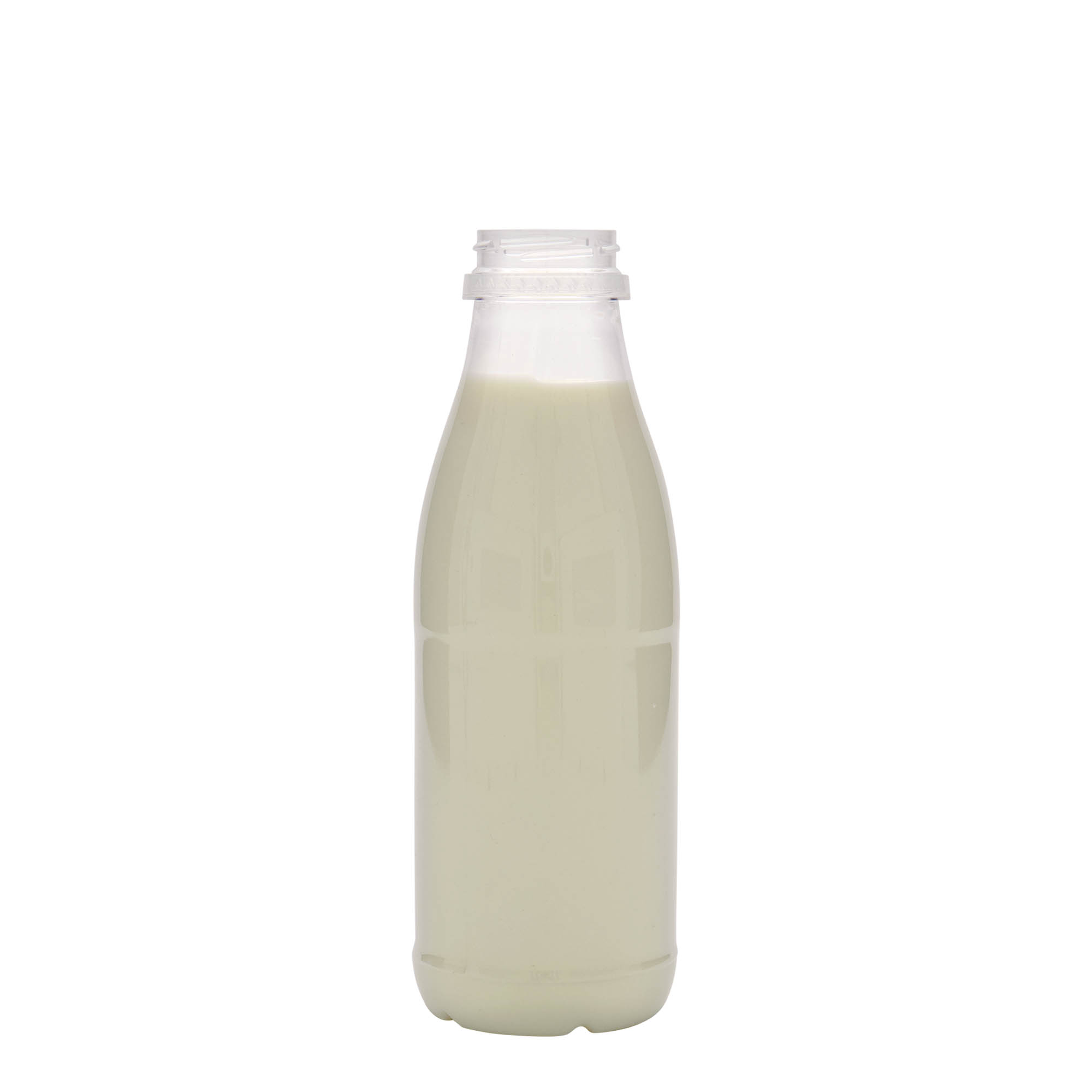 Garrafa PET 500 ml 'Milk and Juice', plástico, boca: 38 mm