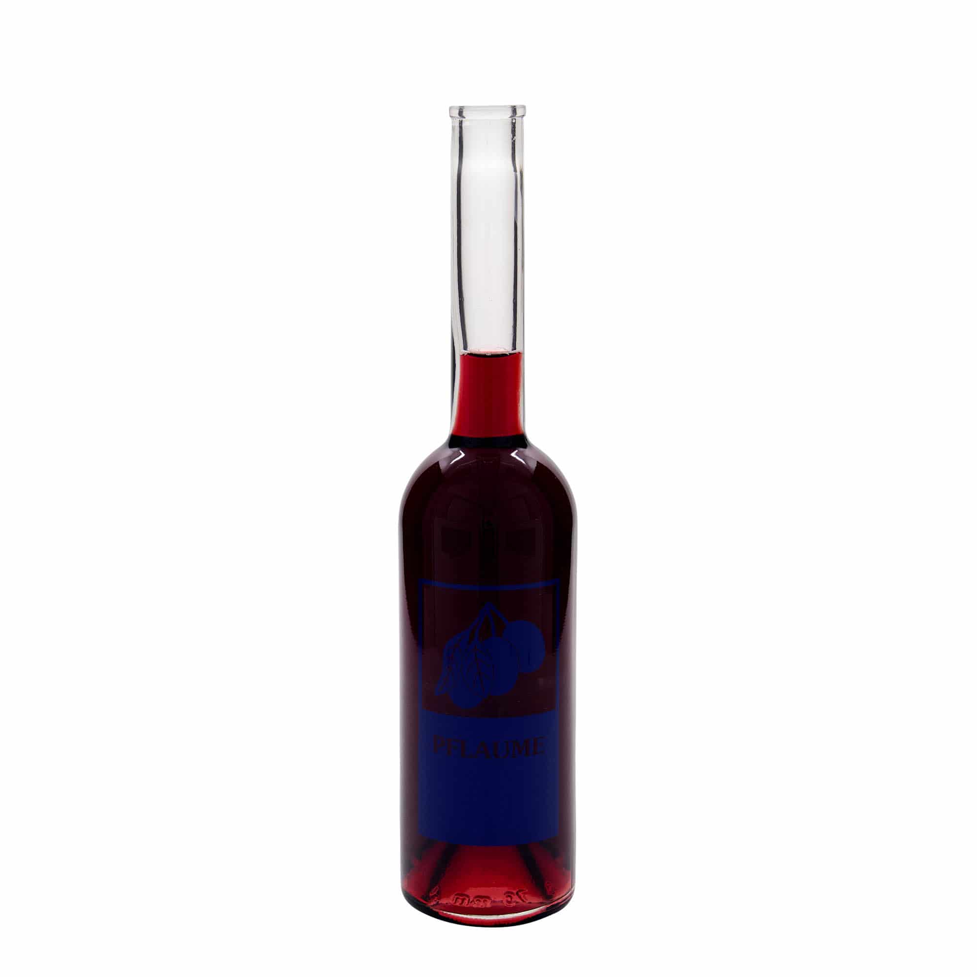 Garrafa de vidro de 500 ml 'Opera', motivo: ameixa, boca: cortiça