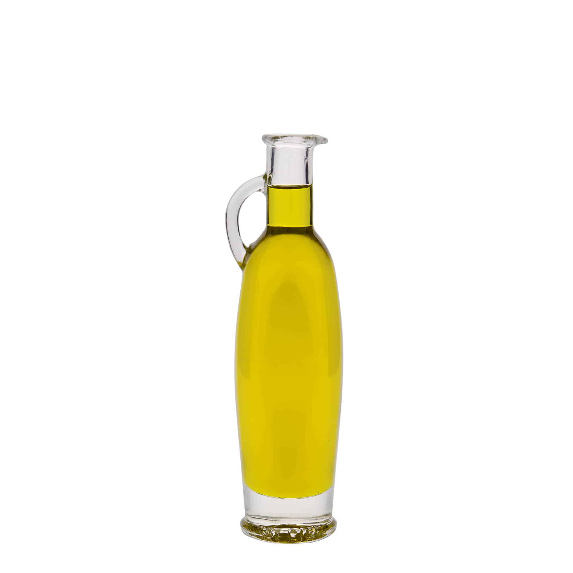 Frasco de vidro de 100 ml 'Eleganta', oval, boca: cortiça