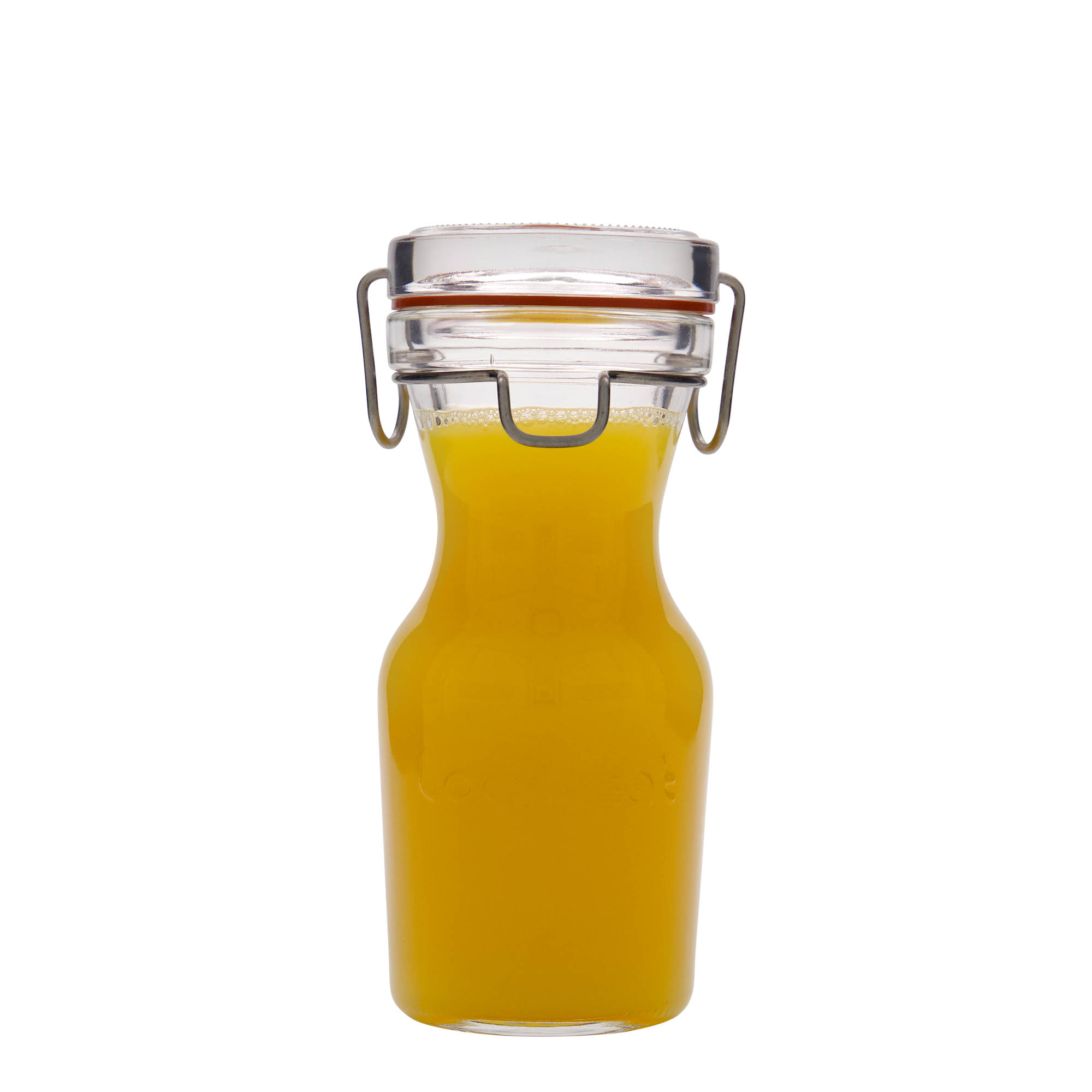 250 ml Garrafa de vidro 'Lock-Eat', Boca: Fecho de mola de arame 250 ml Garrafa de vidro 'Lock-Eat', Boca: Fecho de mola de arame