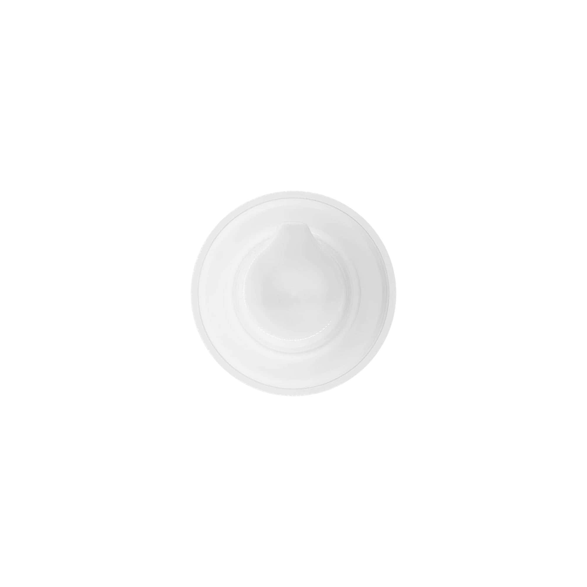 Cabeça de bomba dispensadora airless 'Micro', plástico PP, branco