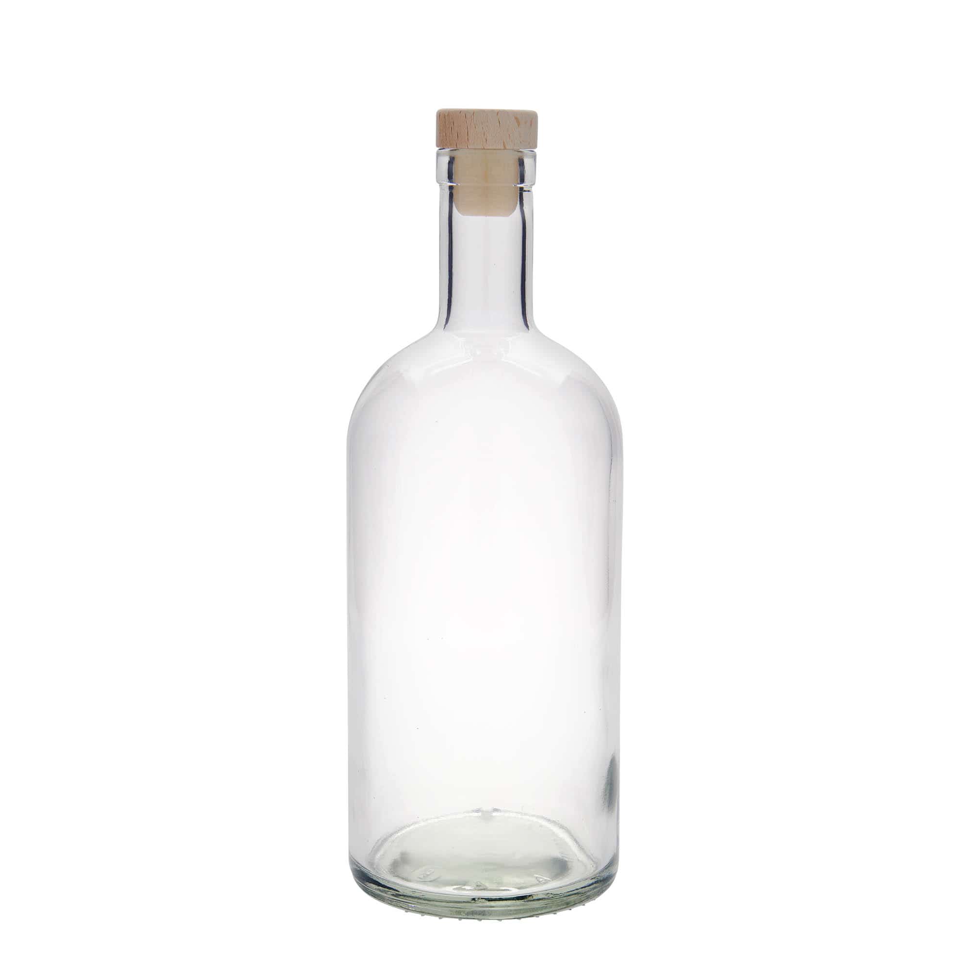 1000 ml Garrafa de vidro 'Gerardino', boca: Cortiça