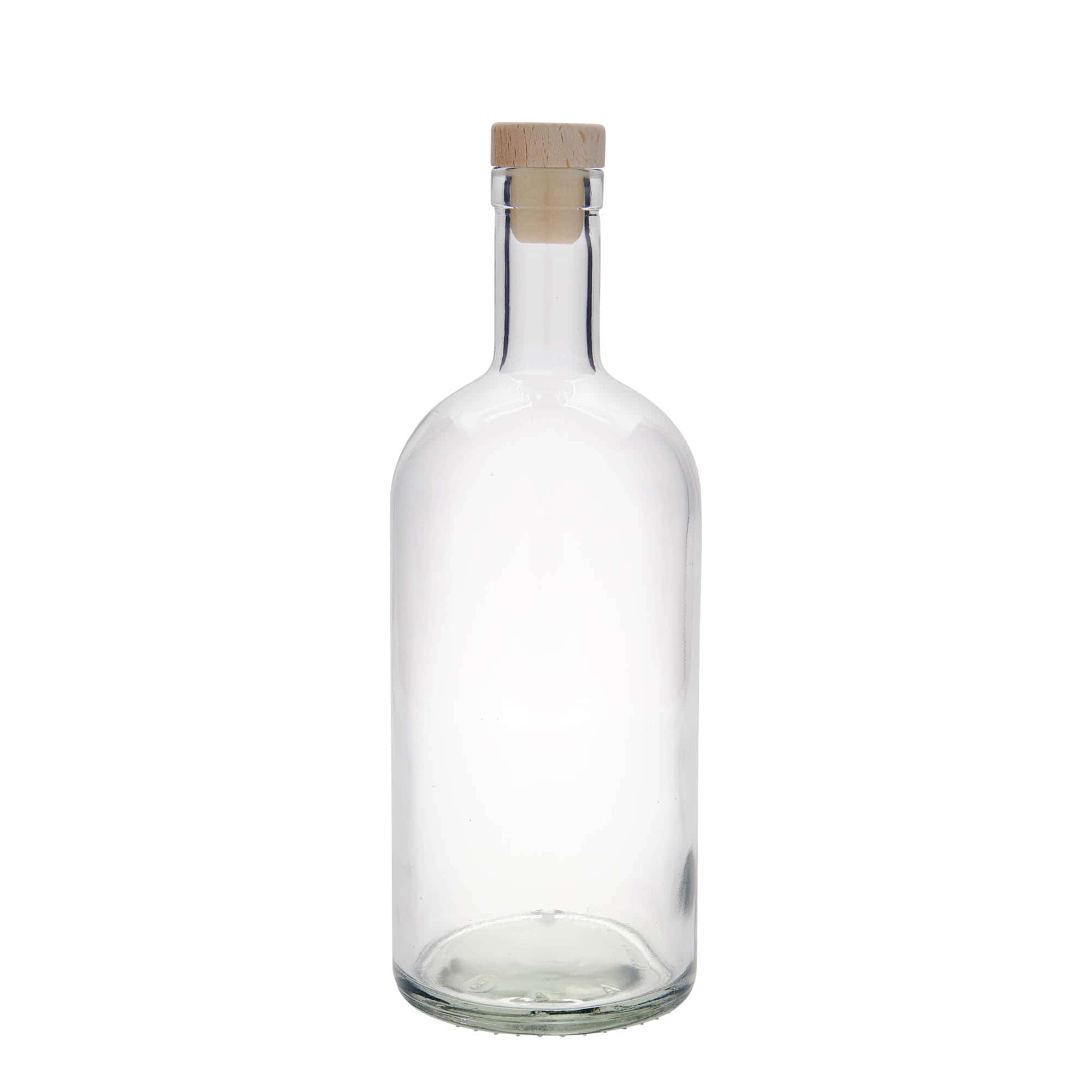 Garrafa de vidro de 1000 ml 'Gerardino', boca: cortiça