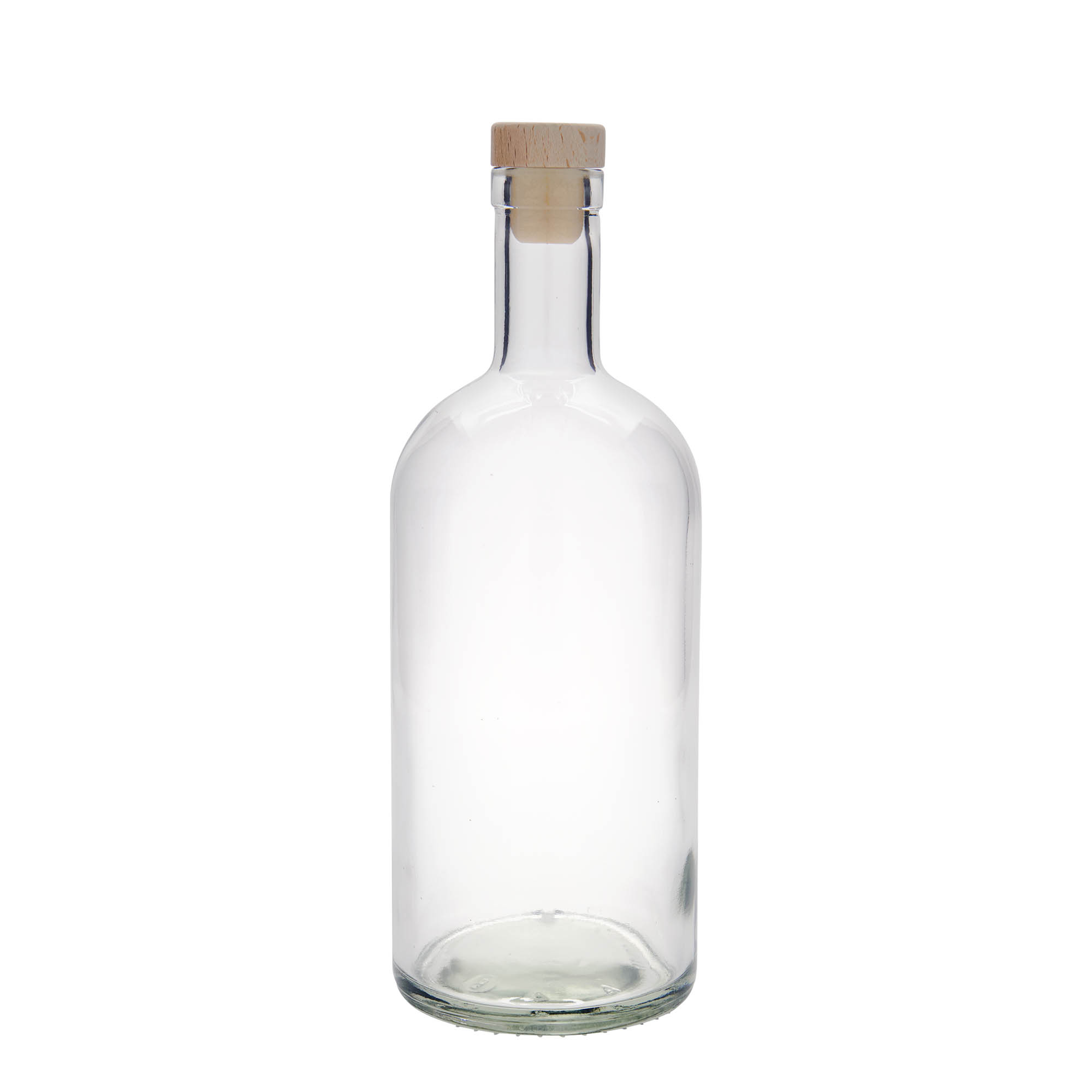 Garrafa de vidro de 1000 ml 'Gerardino', boca: cortiça