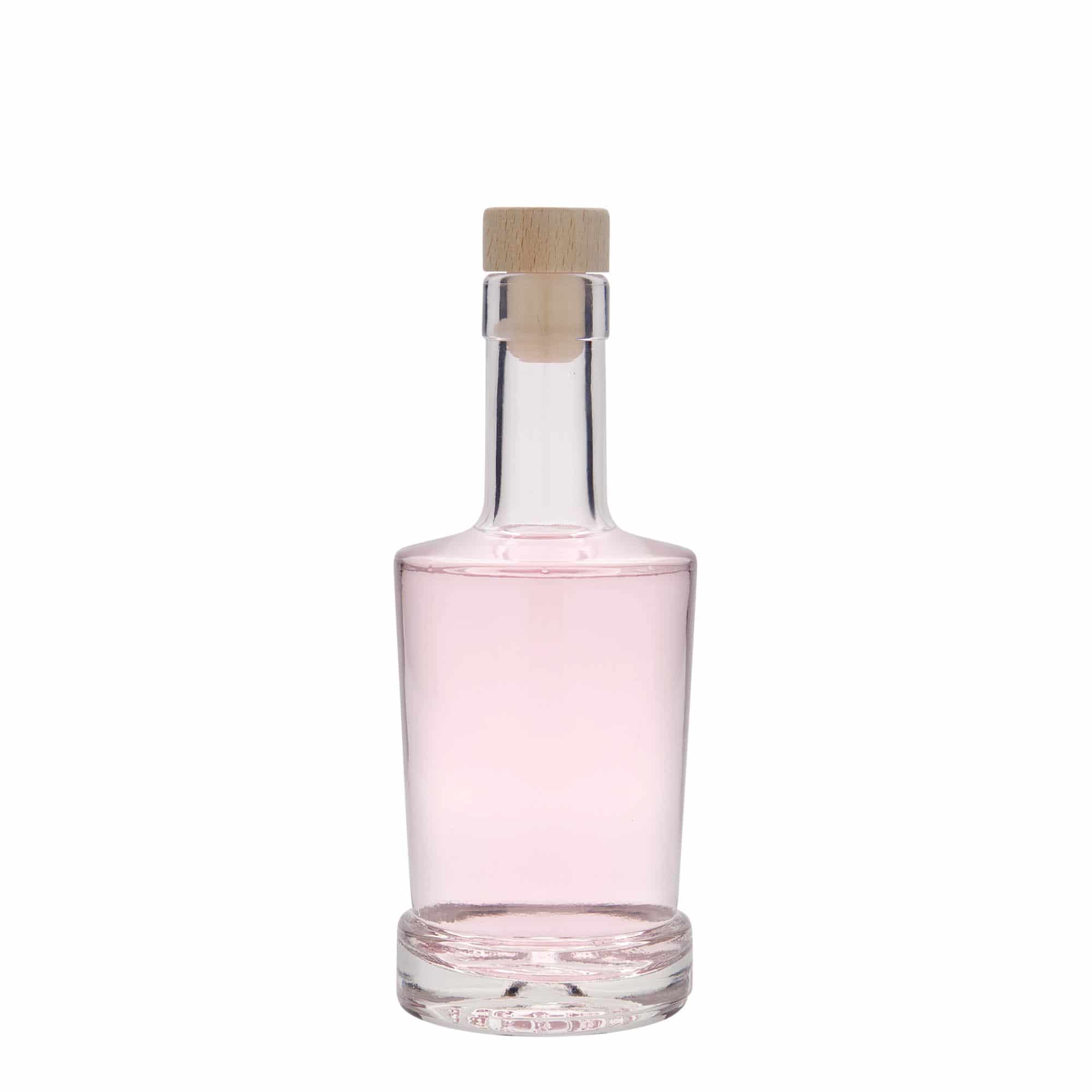 250 ml Garrafa de vidro 'Deborah', boca: Cortiça