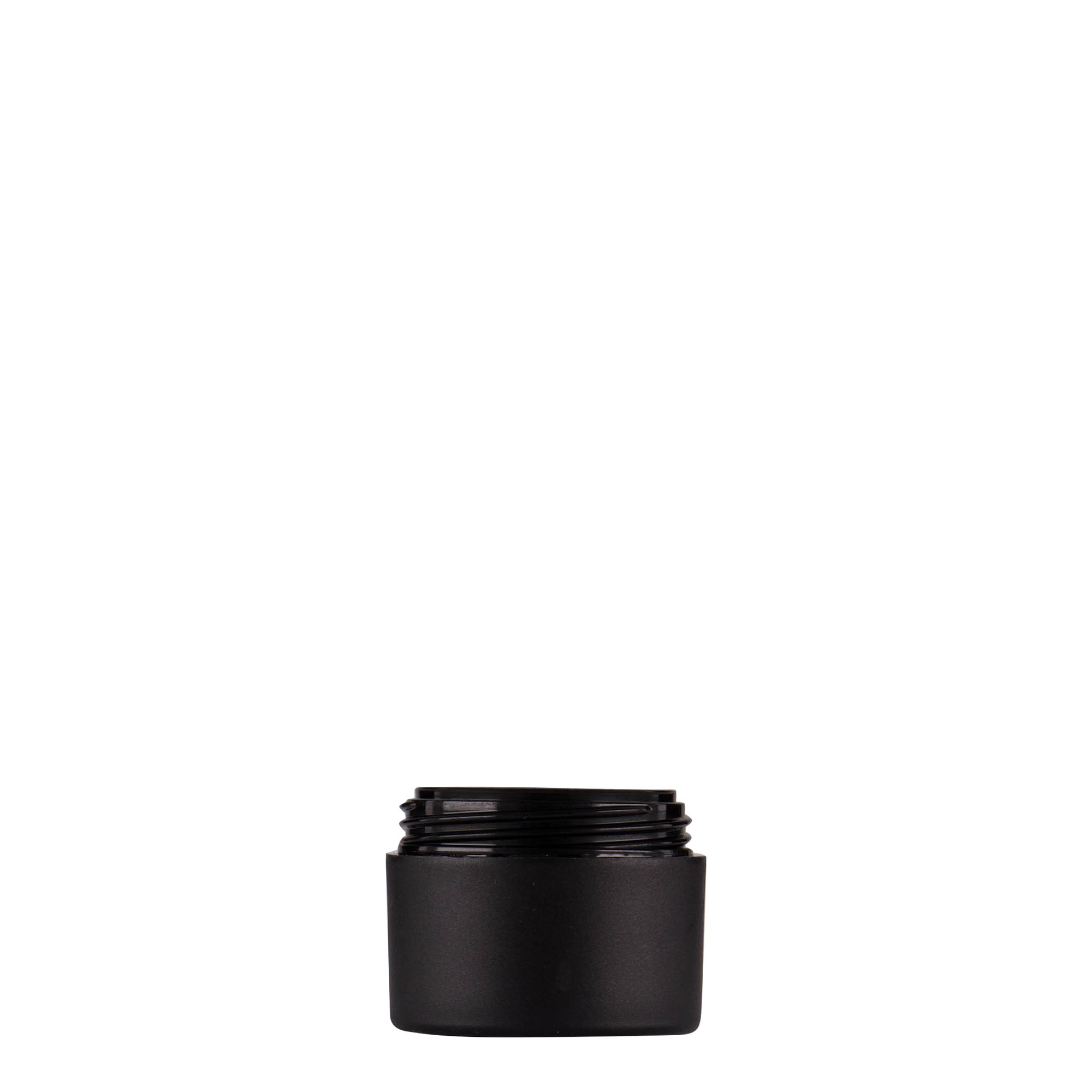 5 ml frasco de plástico 'Antonella', PP, preto, abertura: tampa de rosca