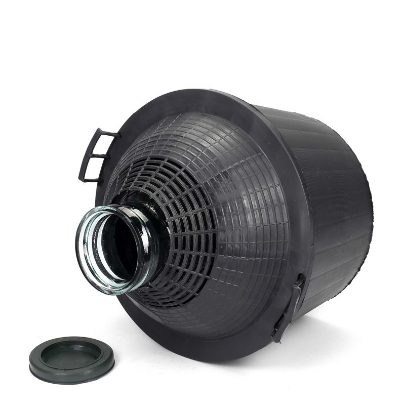 34 l garrafa de balão de boca larga, vidro, boca: tampa de encaixe