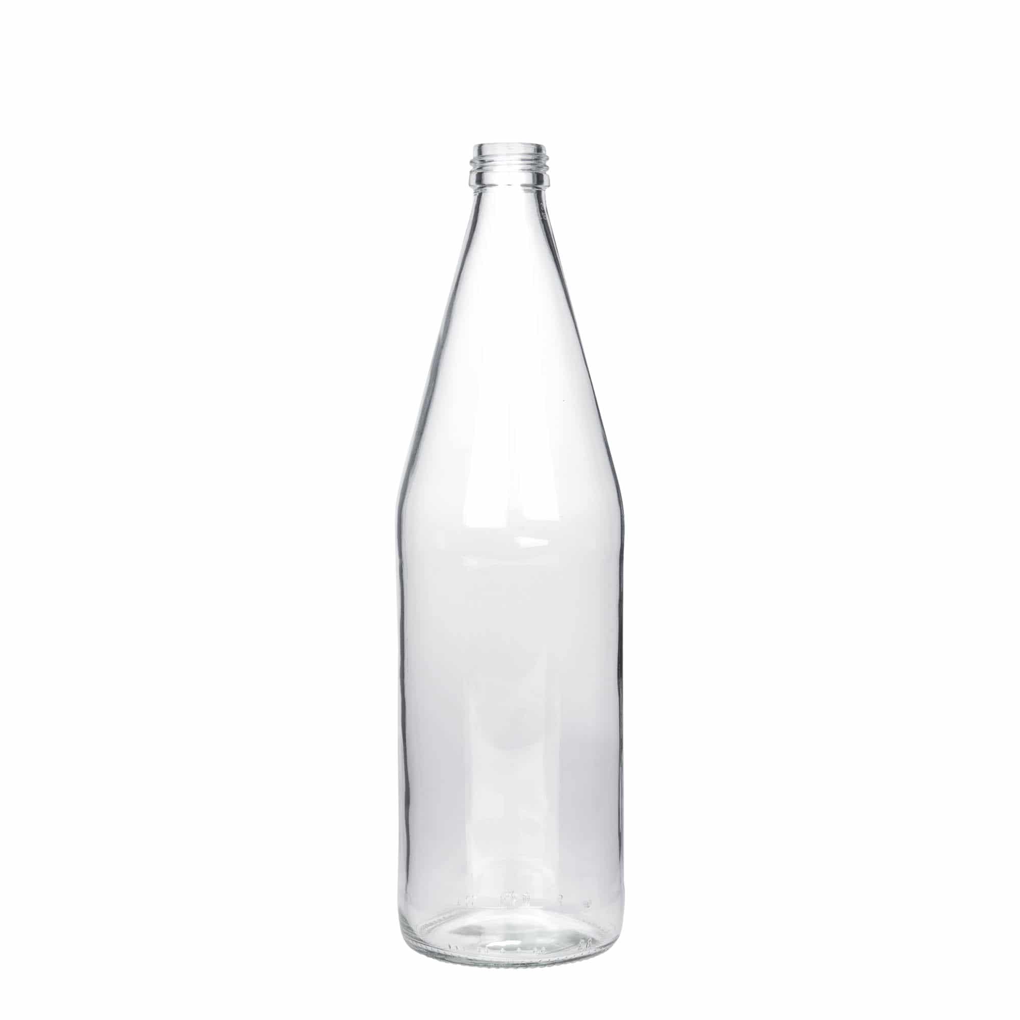 750 ml Garrafa universal em forma de cenoura, vidro, boca: PP 28
