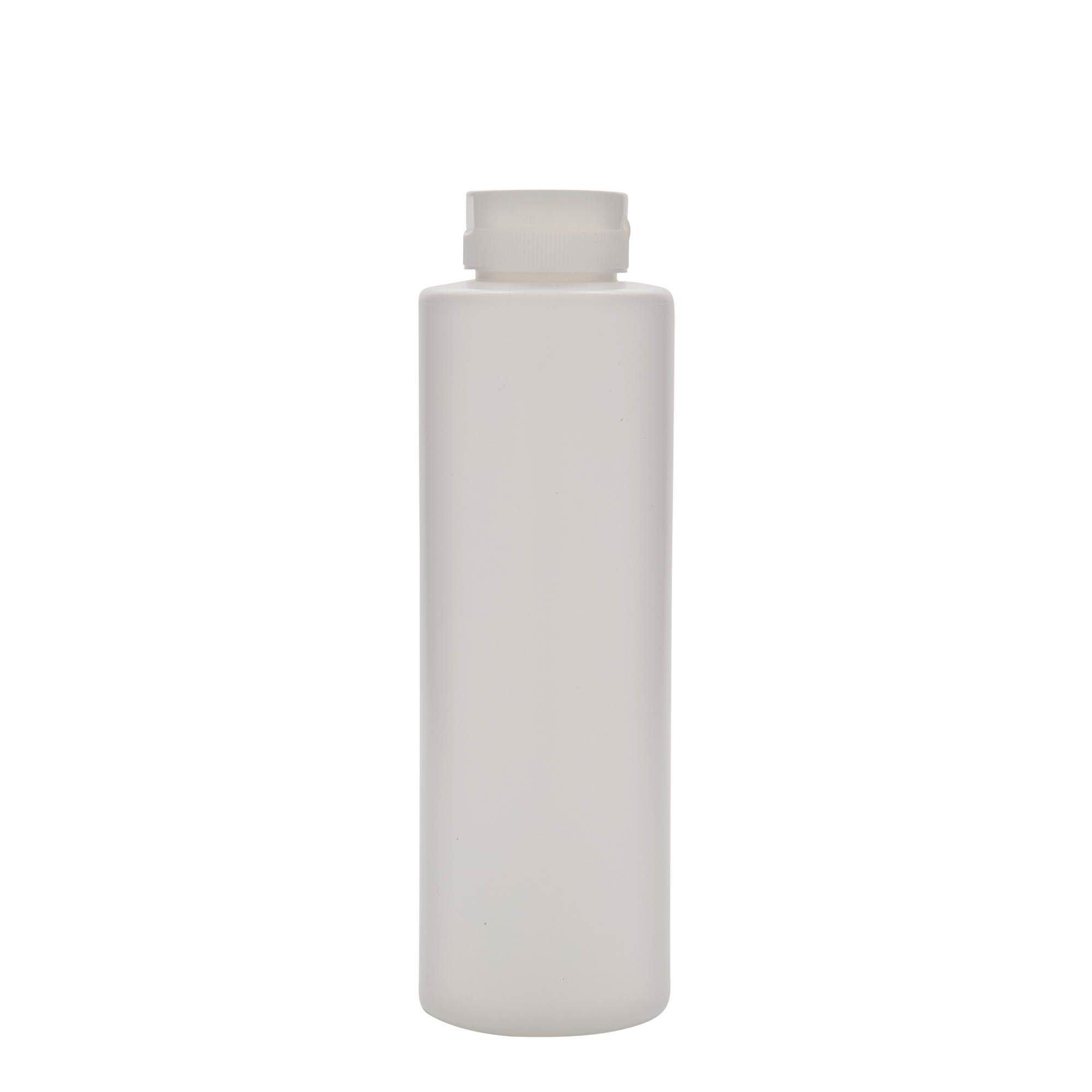 Frasco para molhos de 500 ml, plástico LDPE, branco, bocal: 38/400