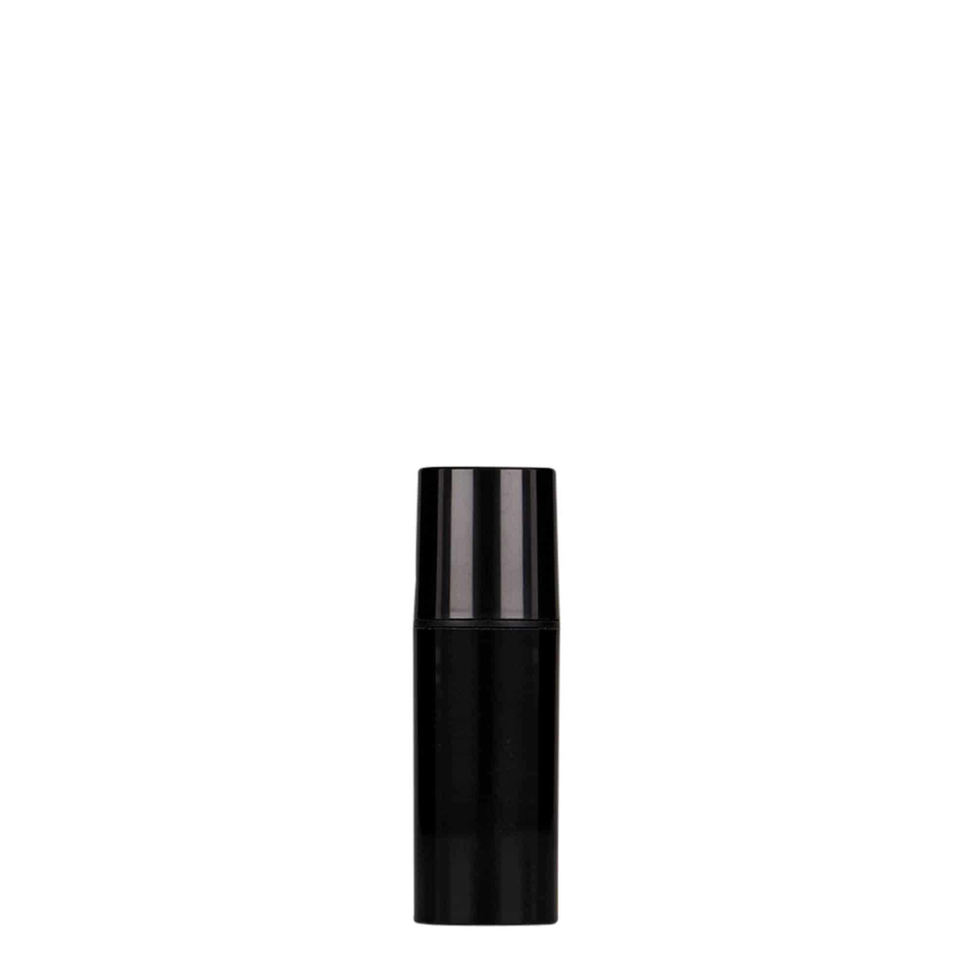 Doseador Airless 5 ml 'Nano', plástico PP, preto
