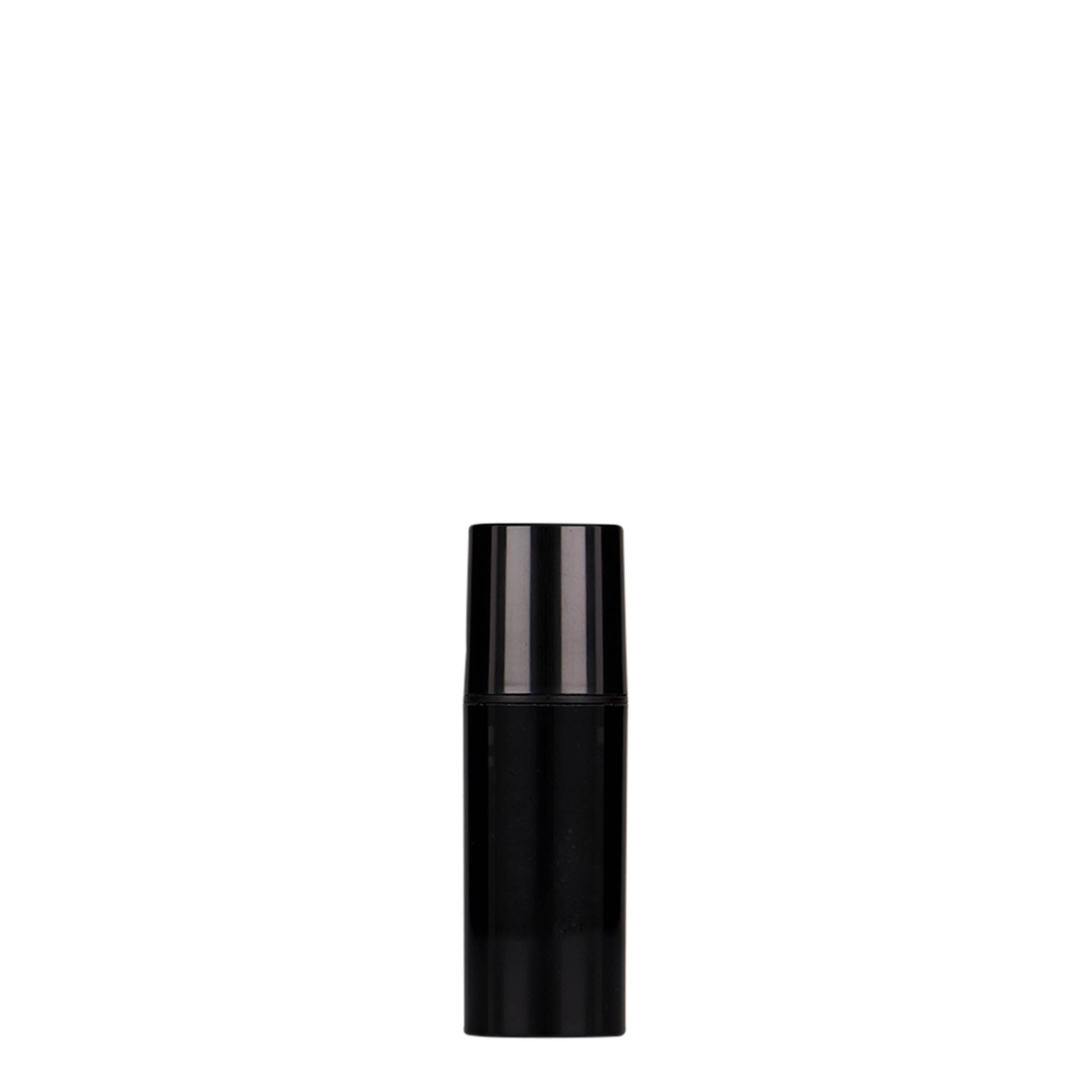 Doseador Airless 5 ml 'Nano', plástico PP, preto