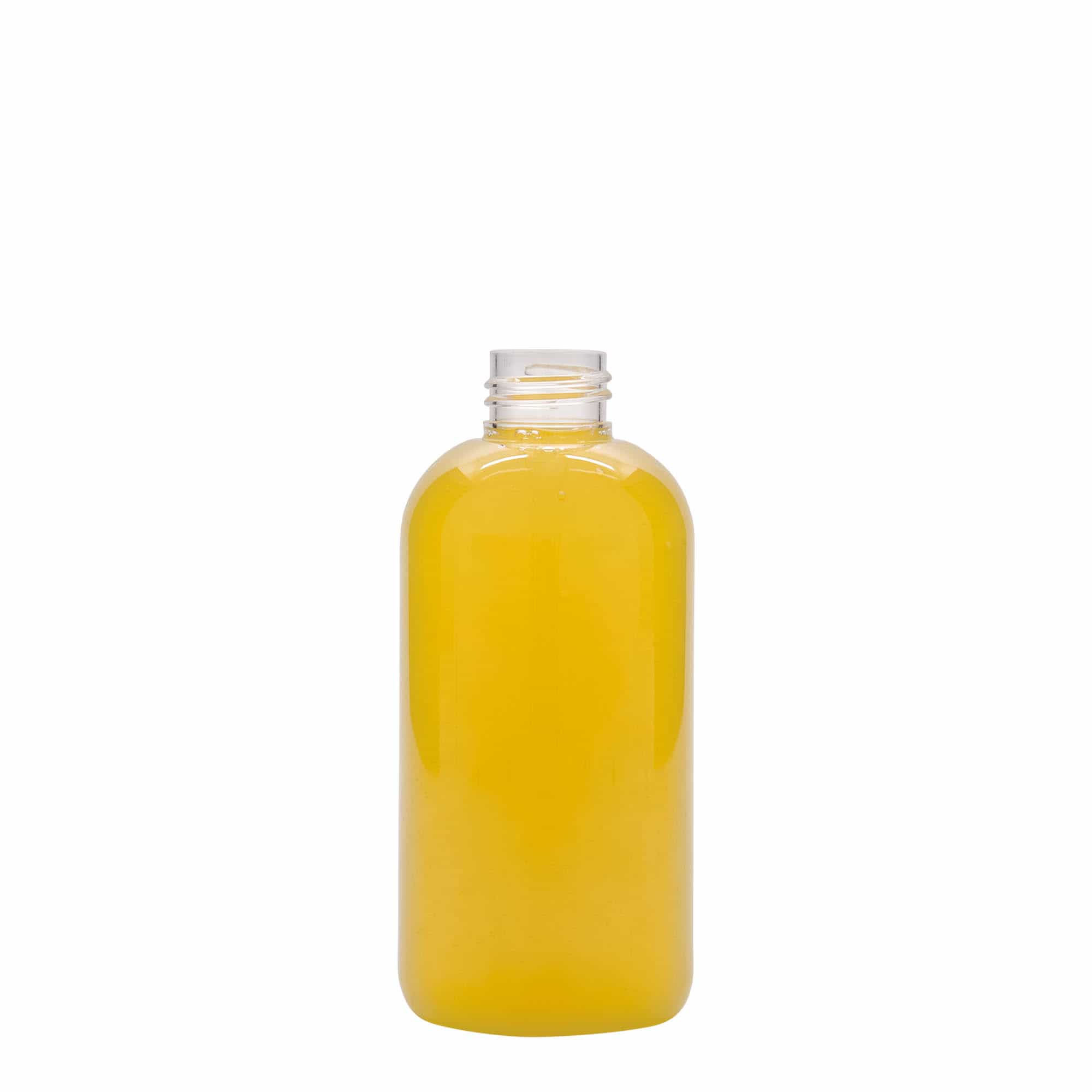 200 ml Garrafa PET 'Boston', plástico, boca: GPI 24/410