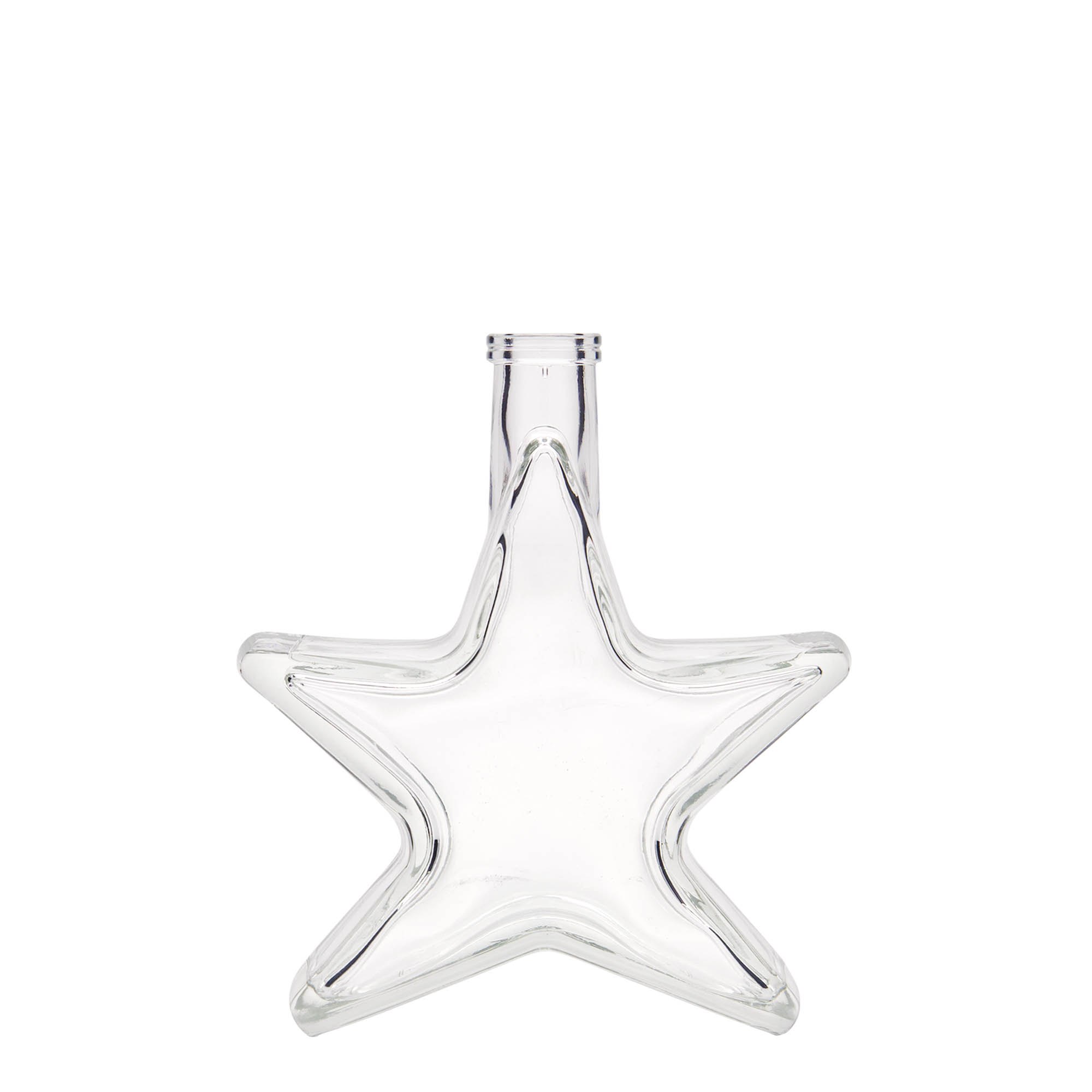 Garrafa de vidro de 200 ml 'Estrela', boca: cortiça