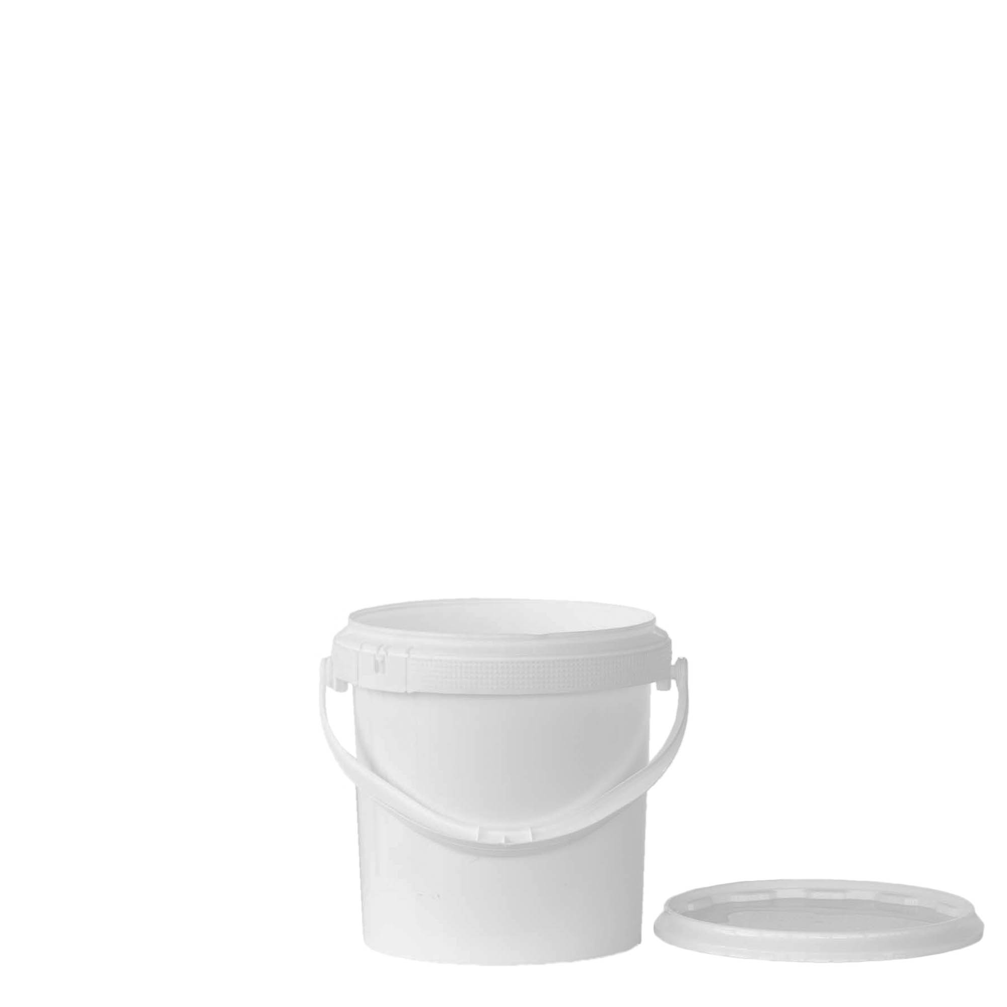 Balde de 1,8 l, plástico PP, branco