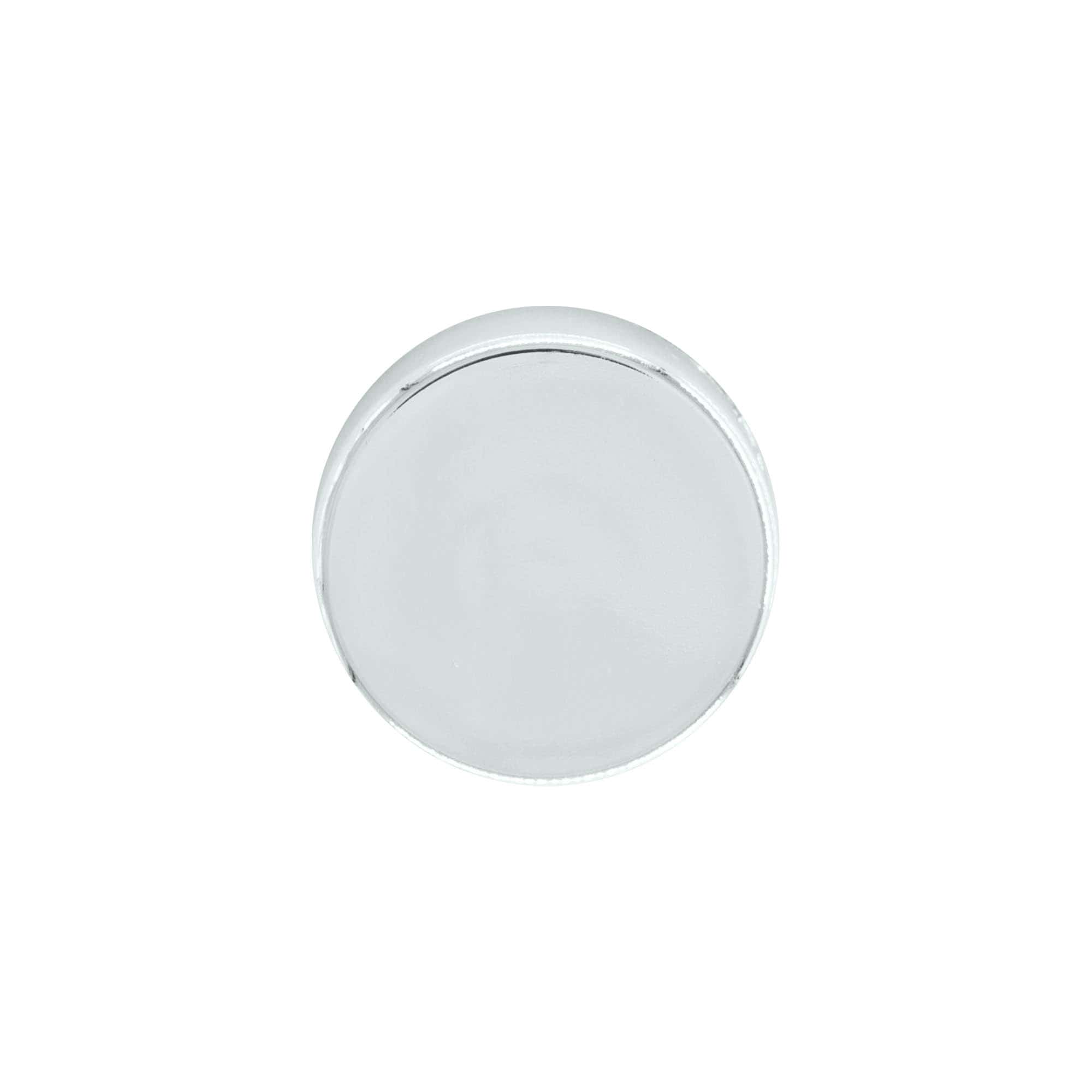 Tampa de rosca, plástico ABS, prateado, para bocal: GPI 33/400