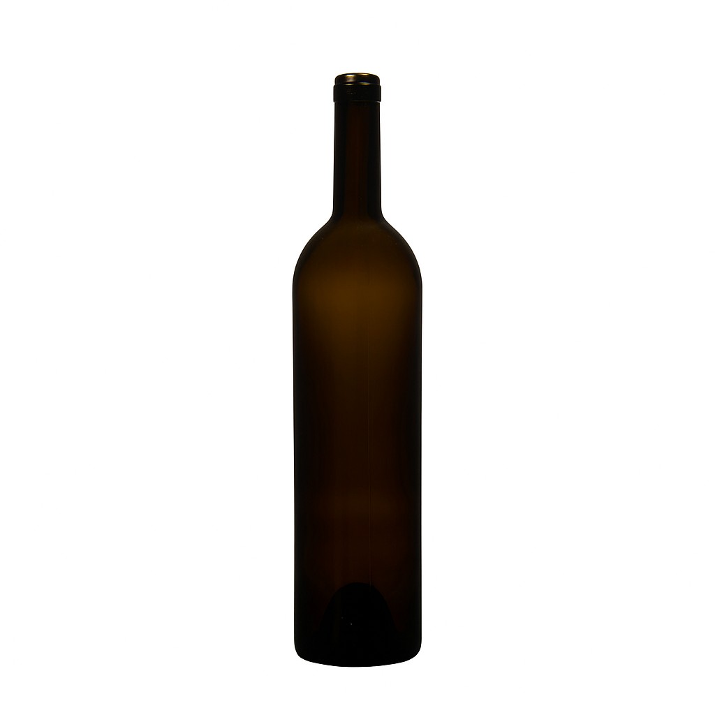 Garrafa de vinho de 750 ml 'Liberty', verde antigo, bocal: cortiça