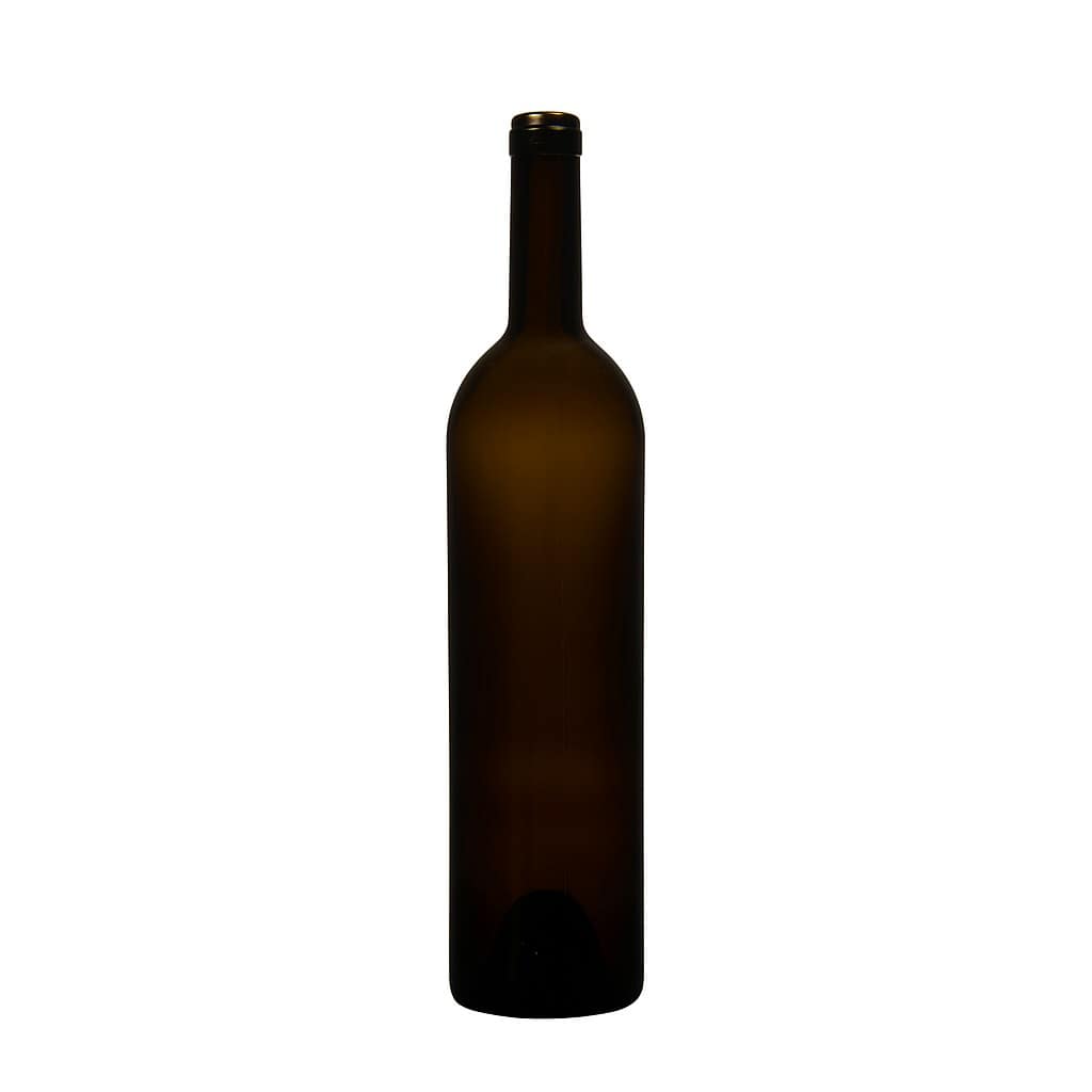 Garrafa de vinho de 750 ml 'Liberty', verde antigo, bocal: cortiça