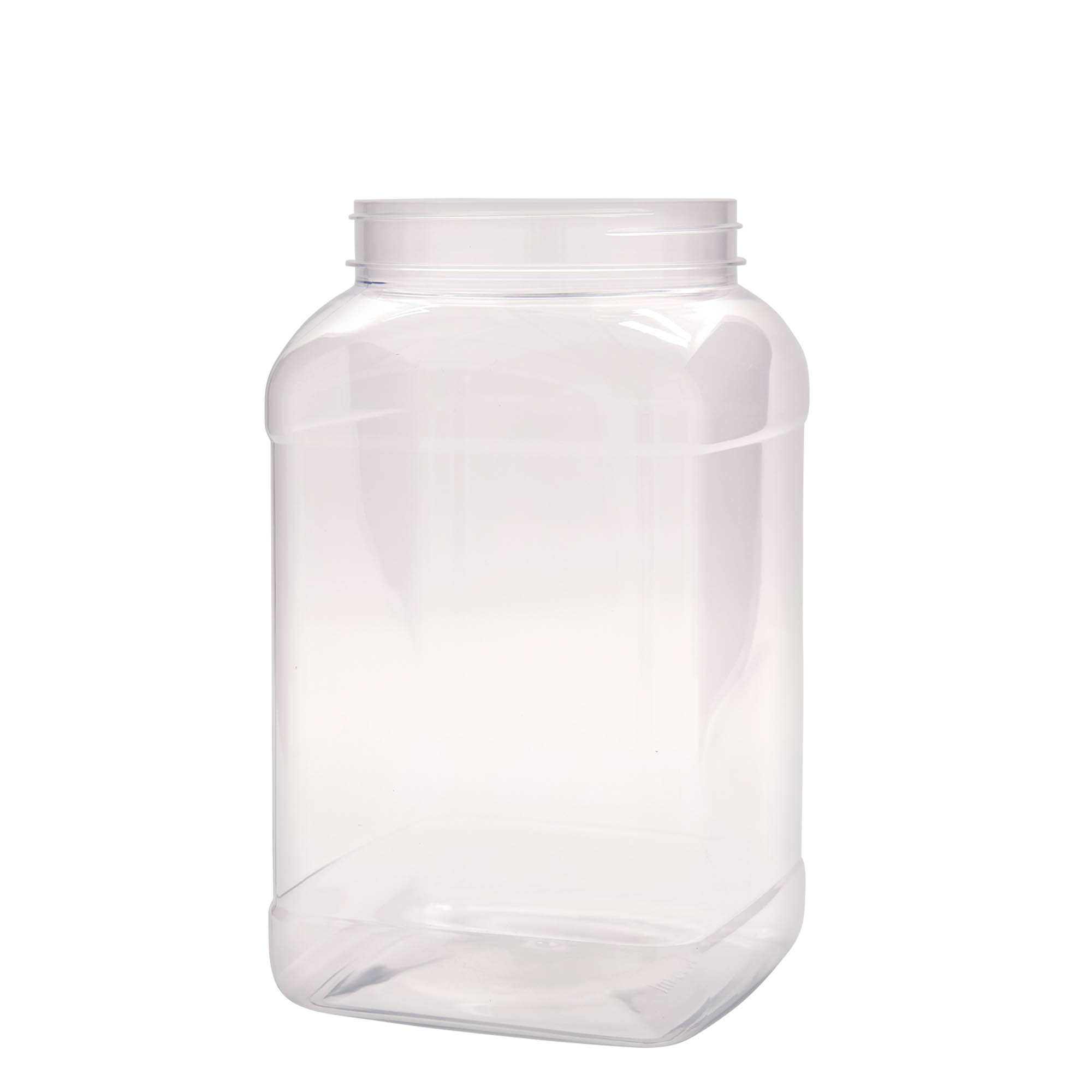 3.000 ml Frasco PET 'Dana', quadrado, plástico, bocal: 110/400