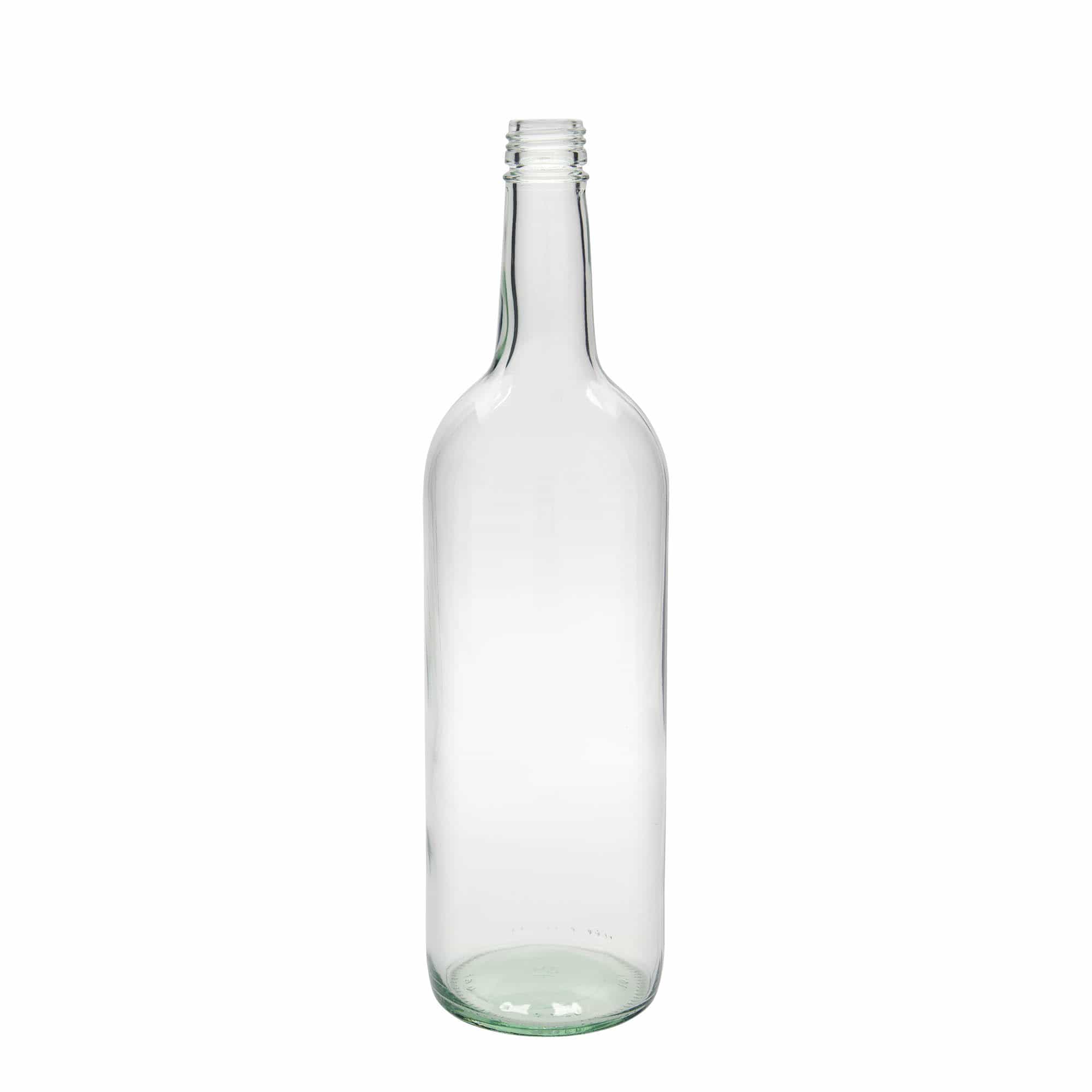 1.000 ml Frasco universal, vidro, boca: PP 28