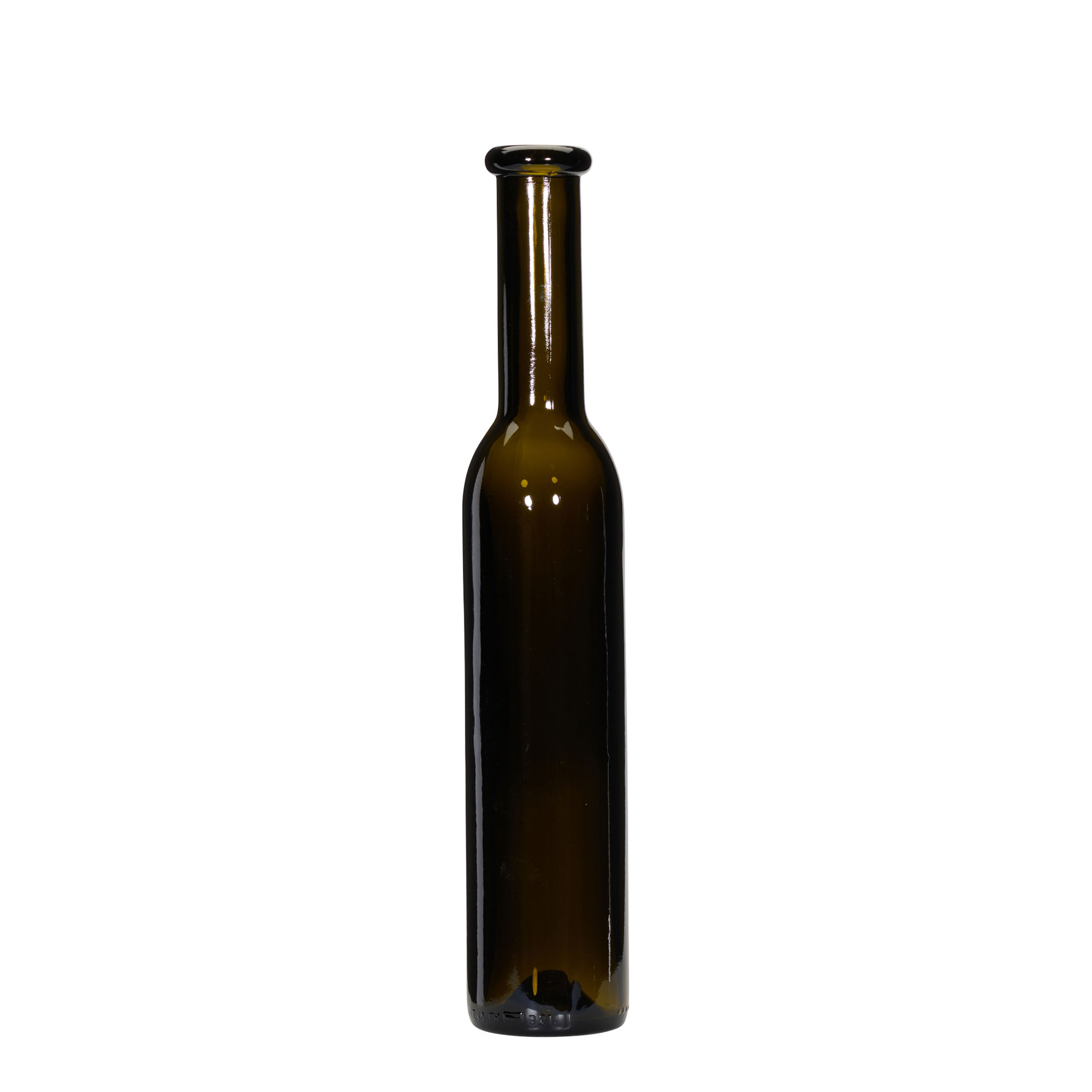 Frasco de vidro de 250 ml 'Rocky', verde antigo, boca: cortiça Frasco de vidro de 250 ml 'Rocky', verde antigo, boca: cortiça