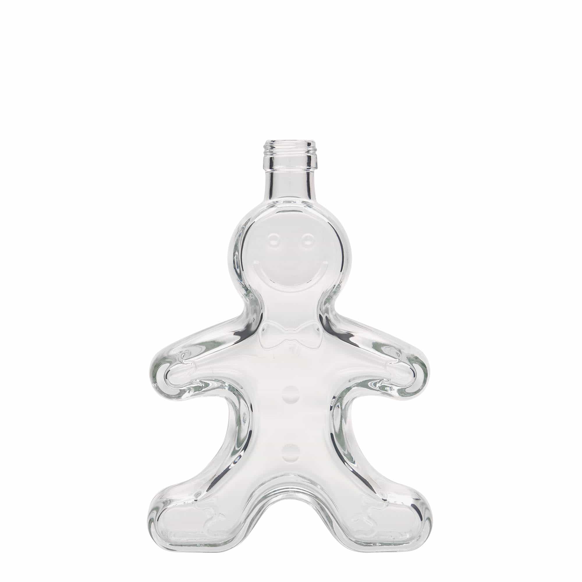 Frasco de vidro de 250 ml 'Lebkuchenmann', Boca: PP 24