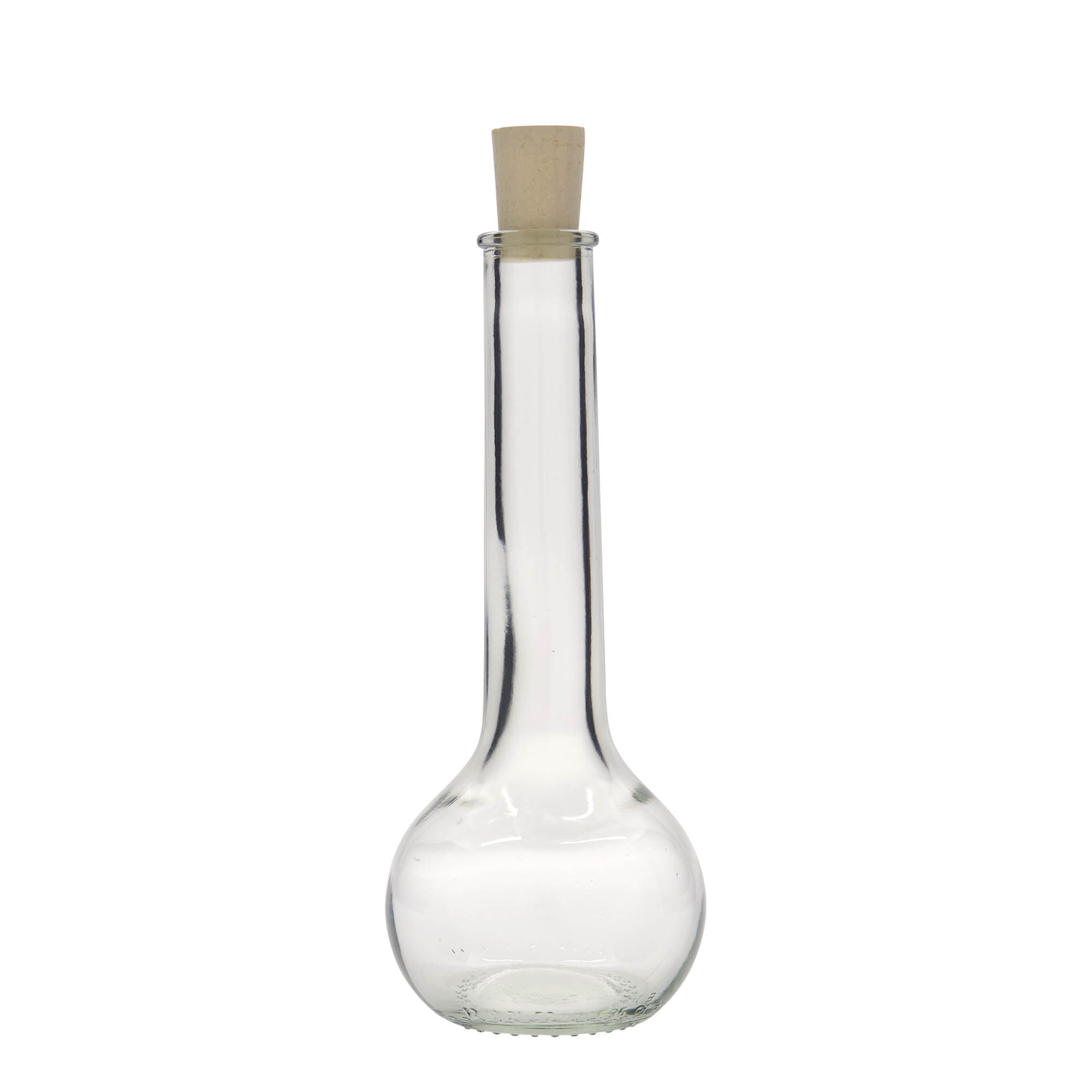 Frasco de vidro de 200 ml 'Tulipano', boca: cortiça