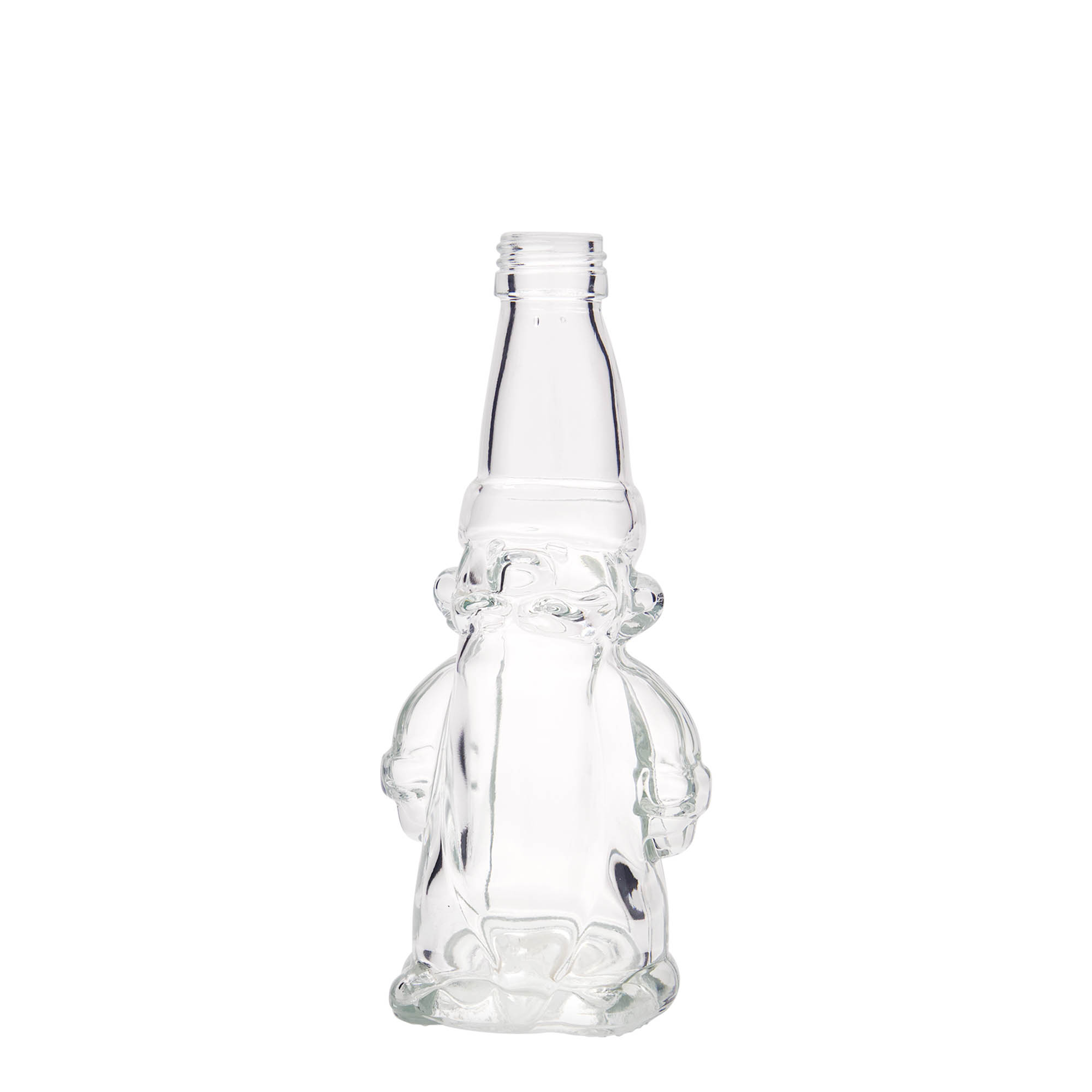 Frasco de vidro de 200 ml 'Duende de Natal', Boca: PP 28