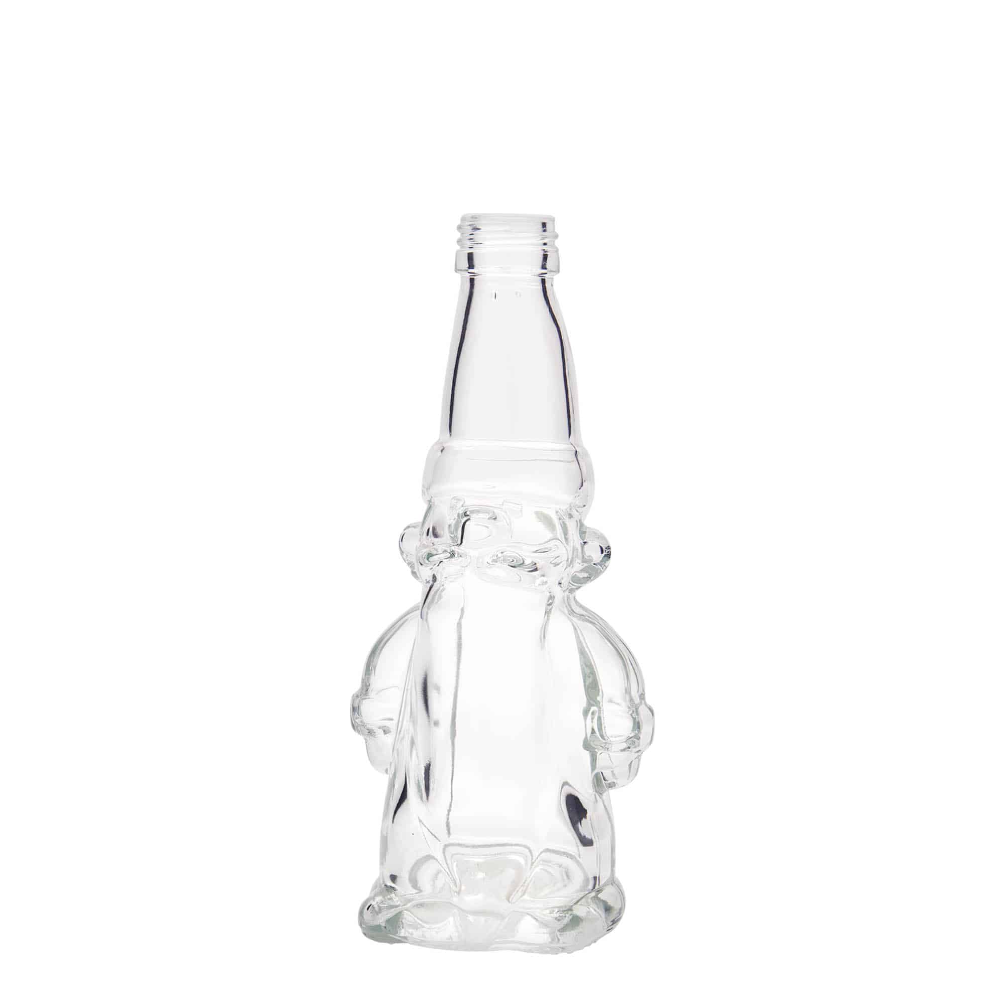 Frasco de vidro de 200 ml 'Duende de Natal', Boca: PP 28