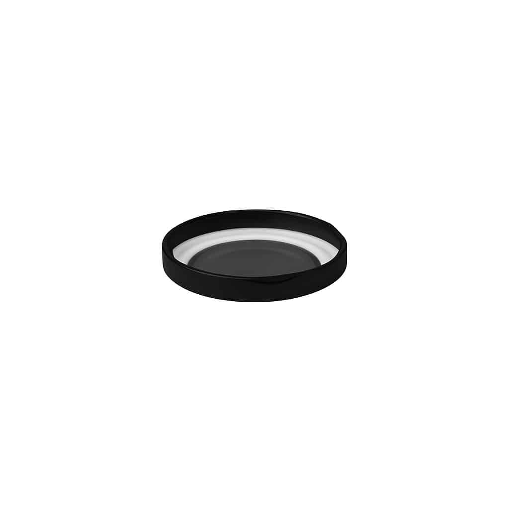 Tampa Twist-Off, folha de flandres, preto, para boca: TO 48