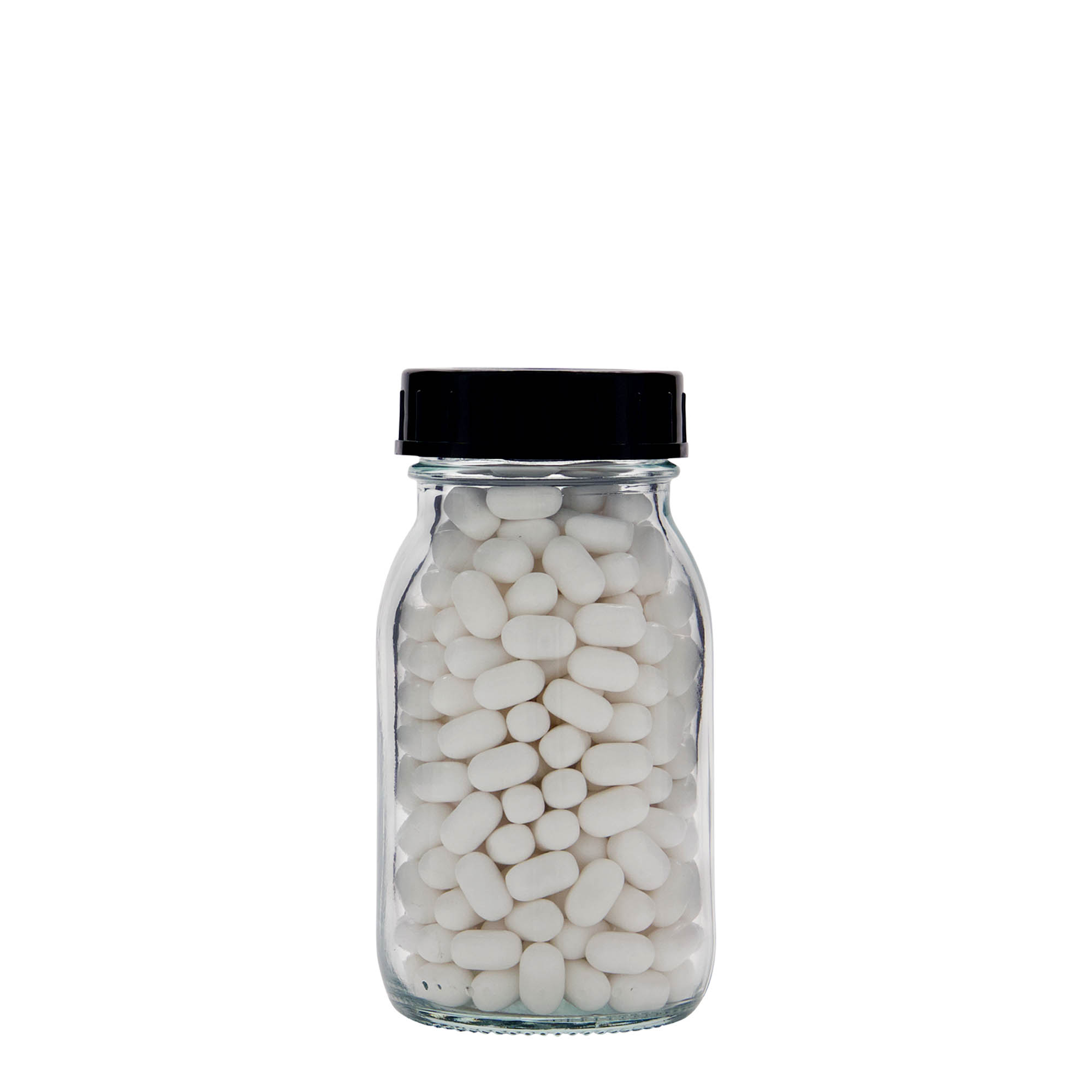 Frasco de boca larga de 150 ml, abertura: DIN 45